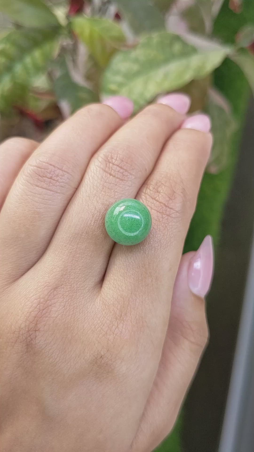 12.14 Ct. Green Jade from Burma (Myanmar) Size Video