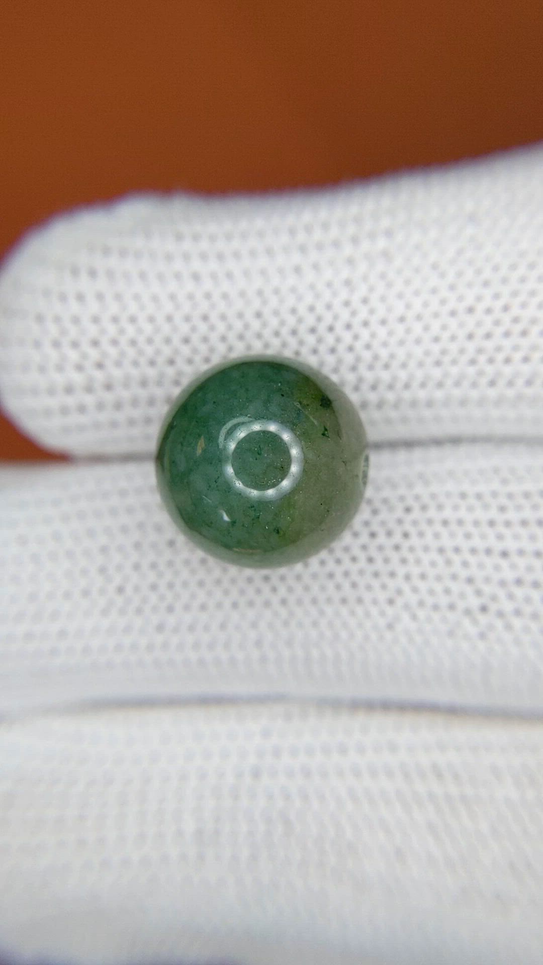 13.18 Ct. Bluish Green Jade from Burma (Myanmar) Size Video