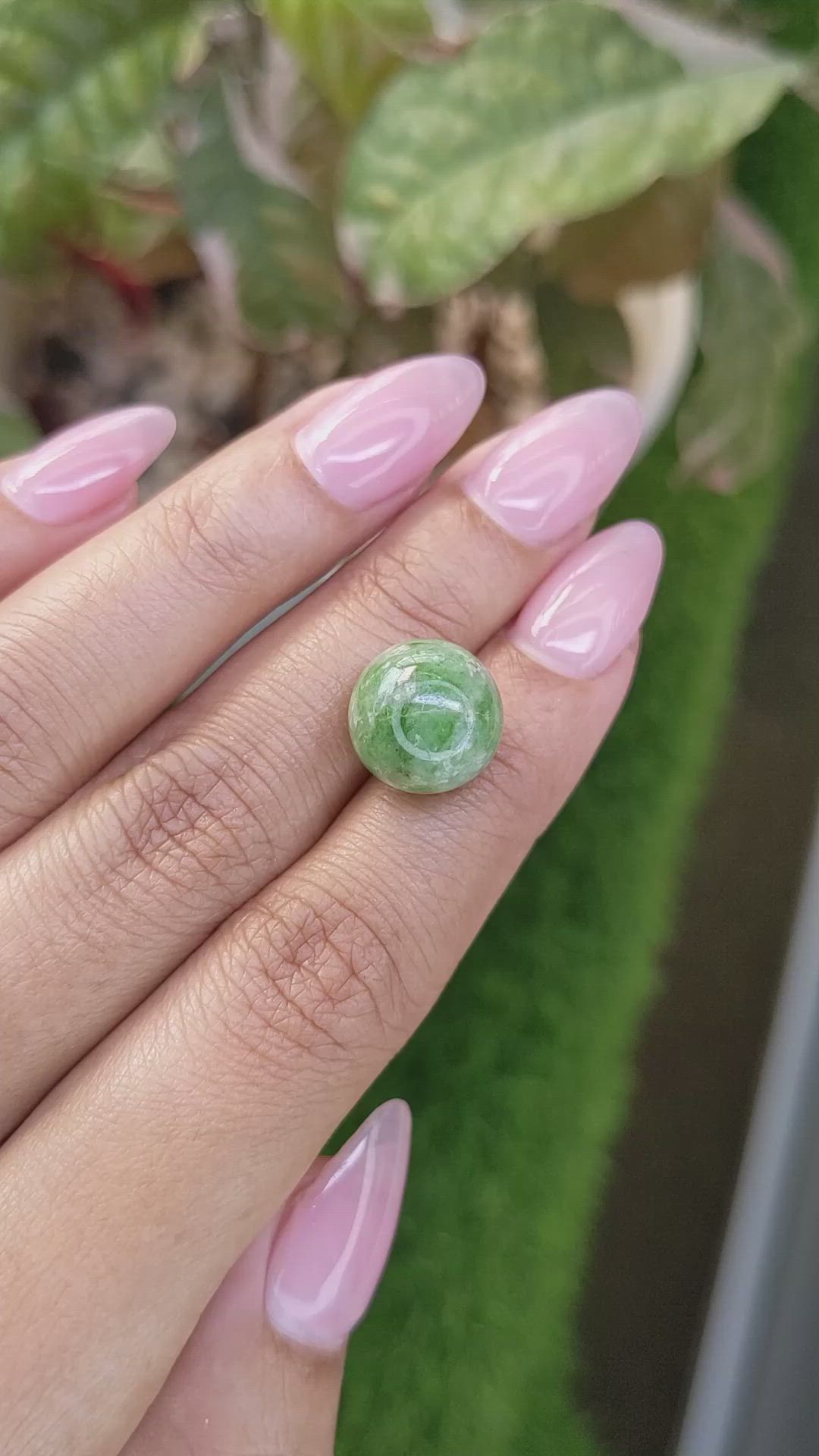 13.15 Ct. Green Jade from Burma (Myanmar) Size Video
