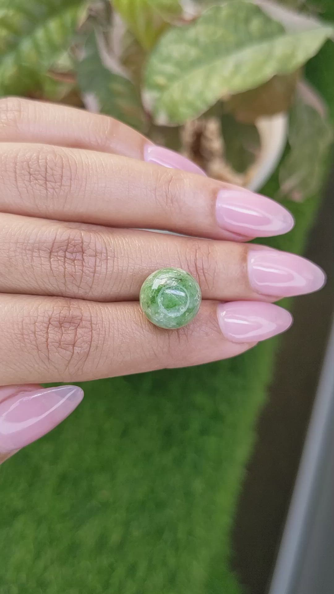 13.15 Ct. Green Jade from Burma (Myanmar) Size Video