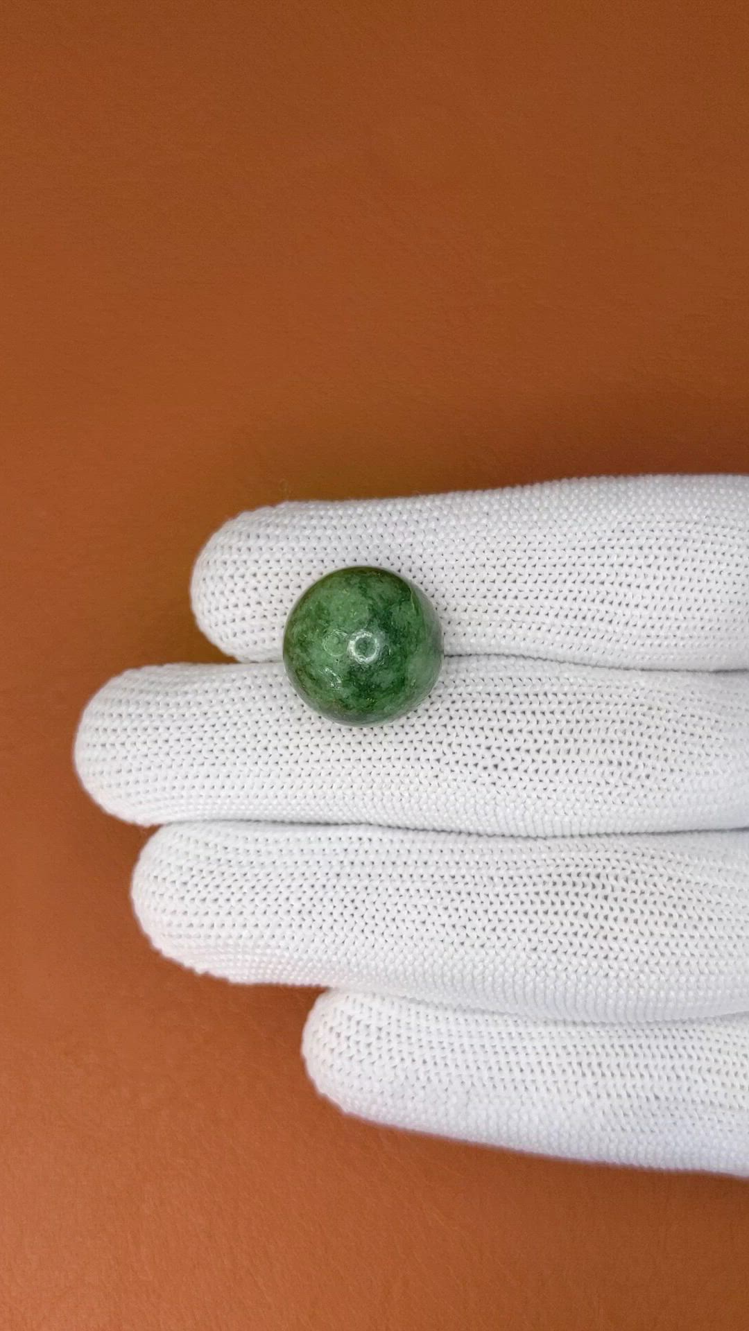 24.24 Ct. Green Jade from Burma (Myanmar) Size Video