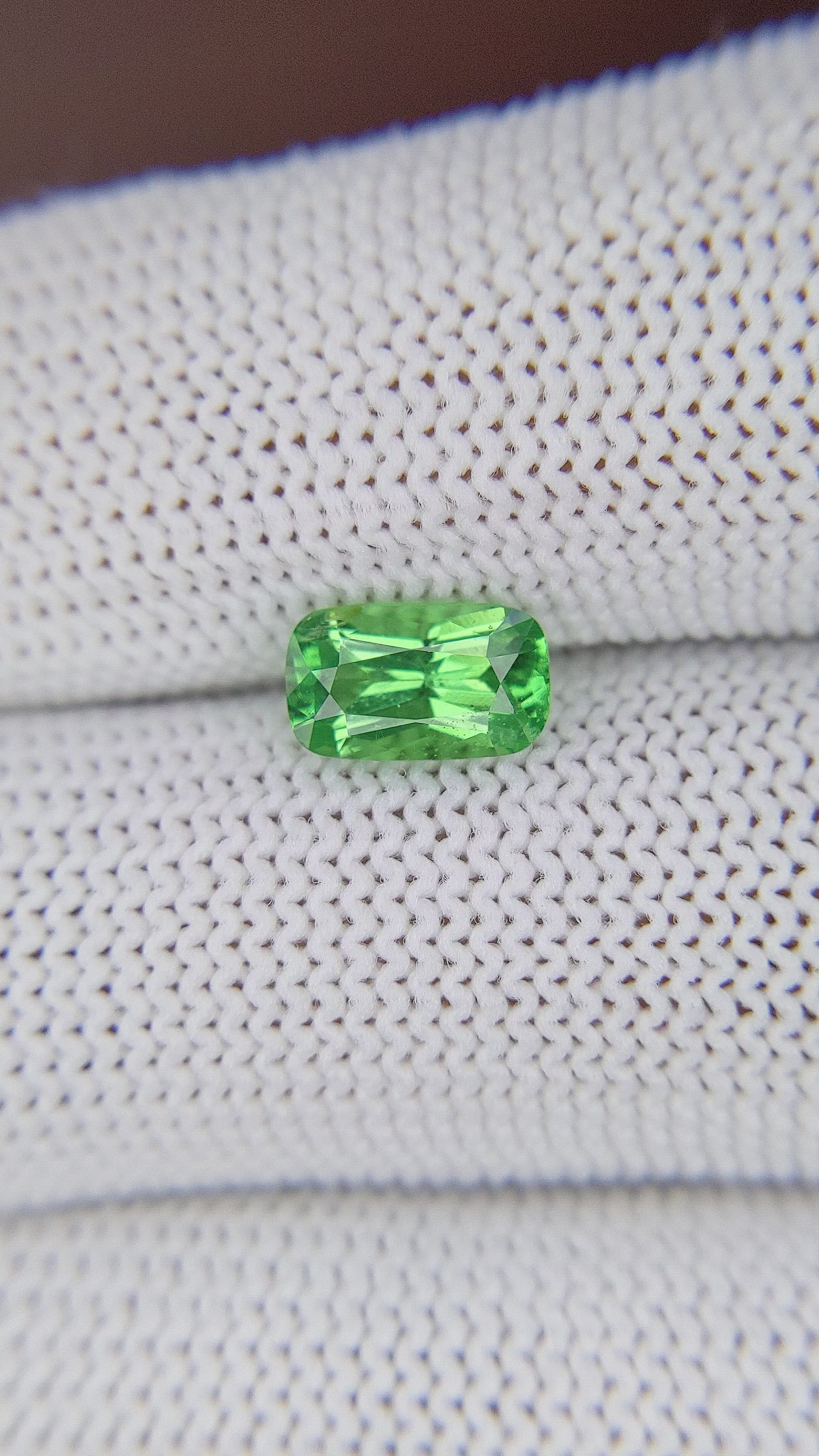 1.50 Ct. Tsavorite Garnet from Tanzania Size Video