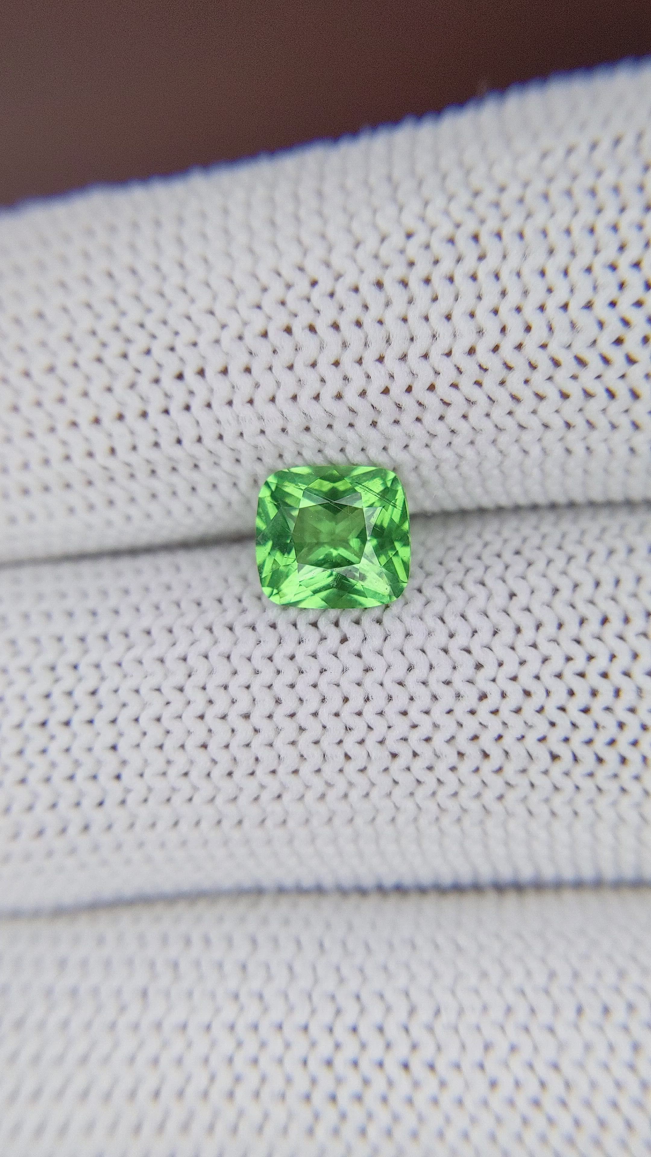 1.49 Ct. Tsavorite Garnet from Tanzania Size Video