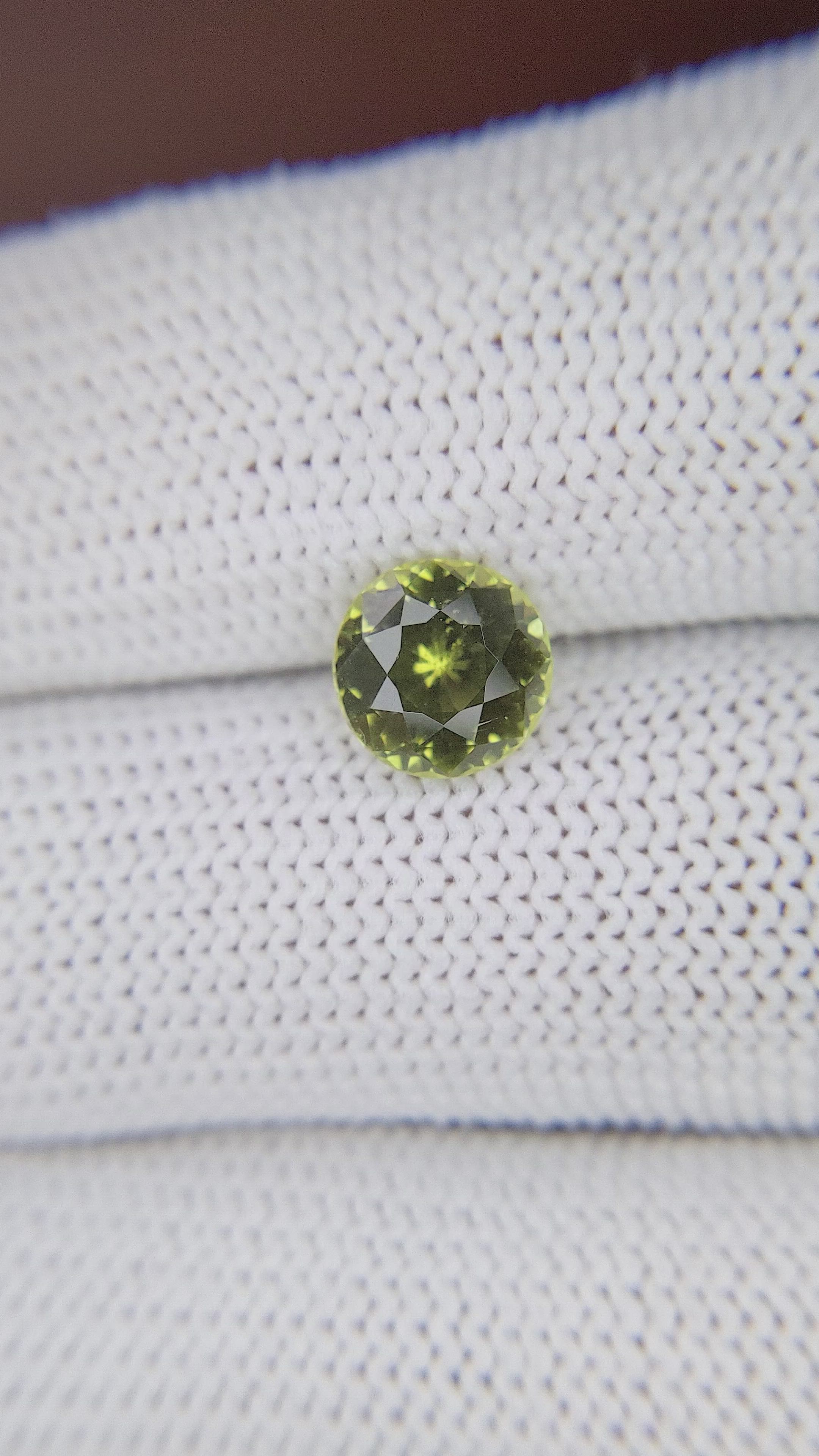1.88 Ct. Yellowish Green Chrysoberyl Size Video