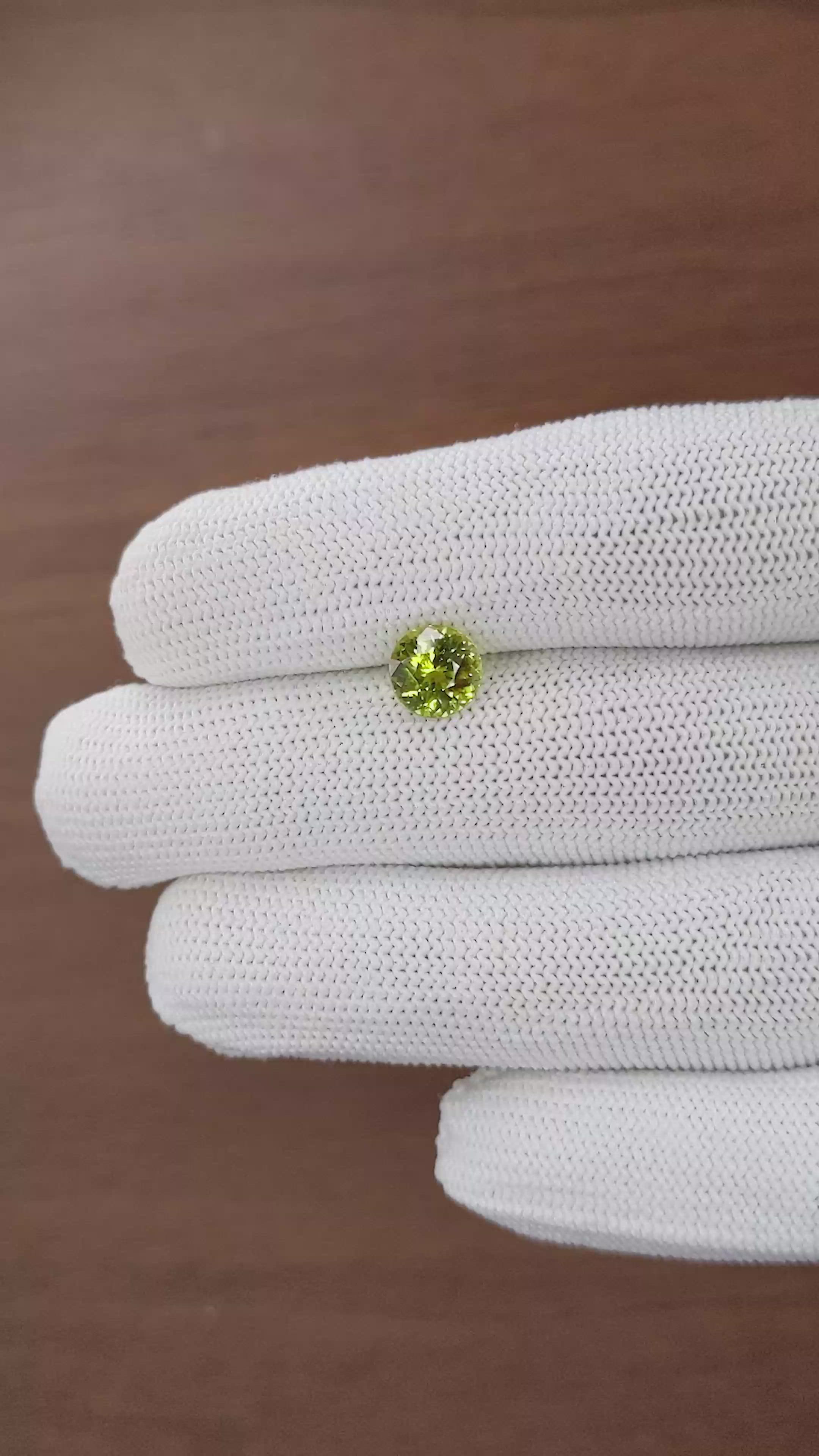 1.88 Ct. Yellowish Green Chrysoberyl Size Video