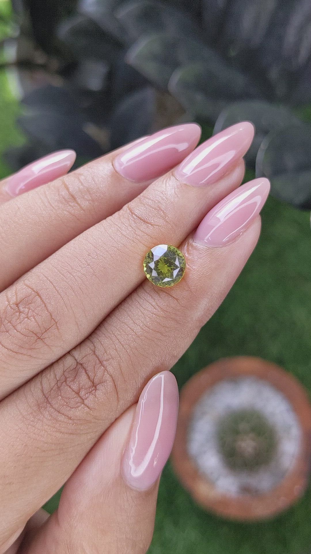 1.88 Ct. Yellowish Green Chrysoberyl Size Video