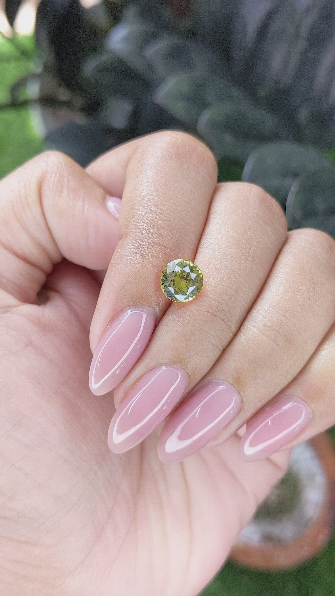 1.88 Ct. Yellowish Green Chrysoberyl Size Video