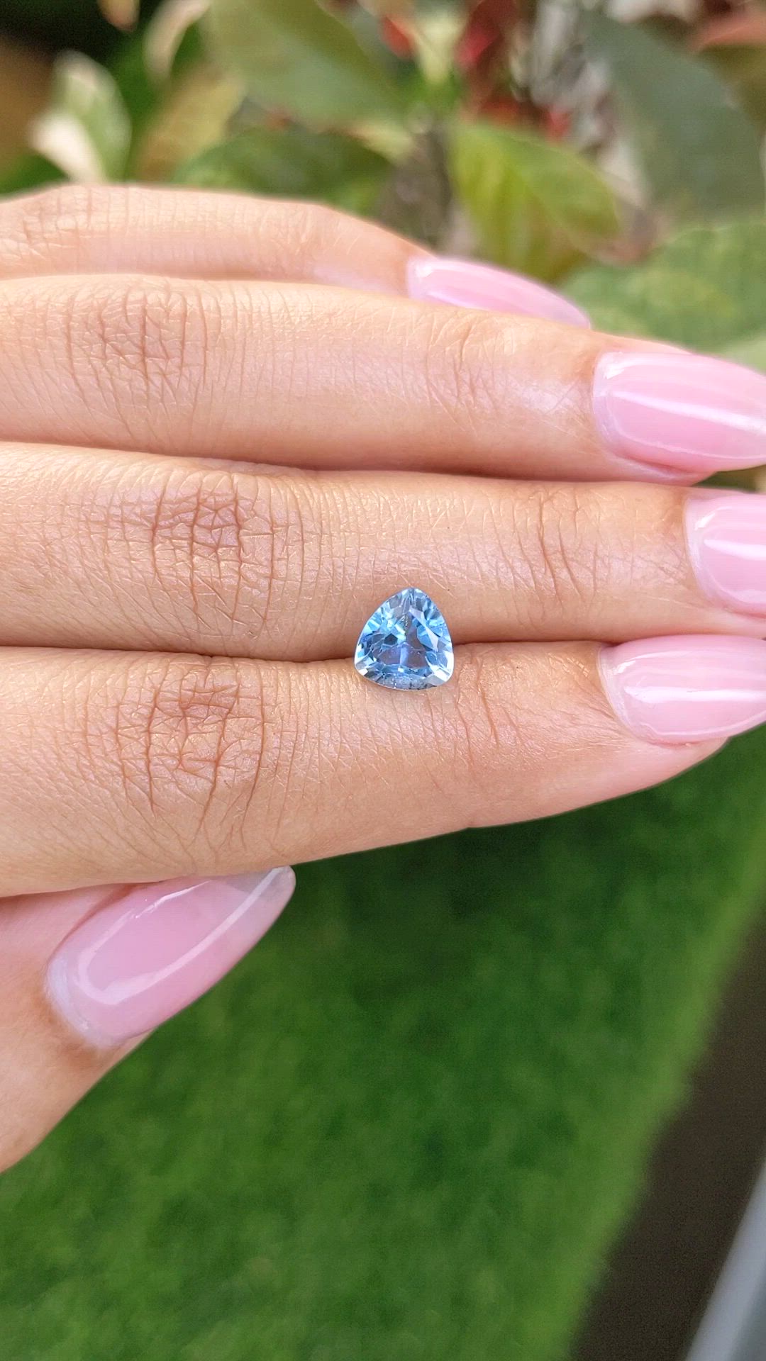 2.08 Ct. Sky Blue Topaz from Brazil Size Video