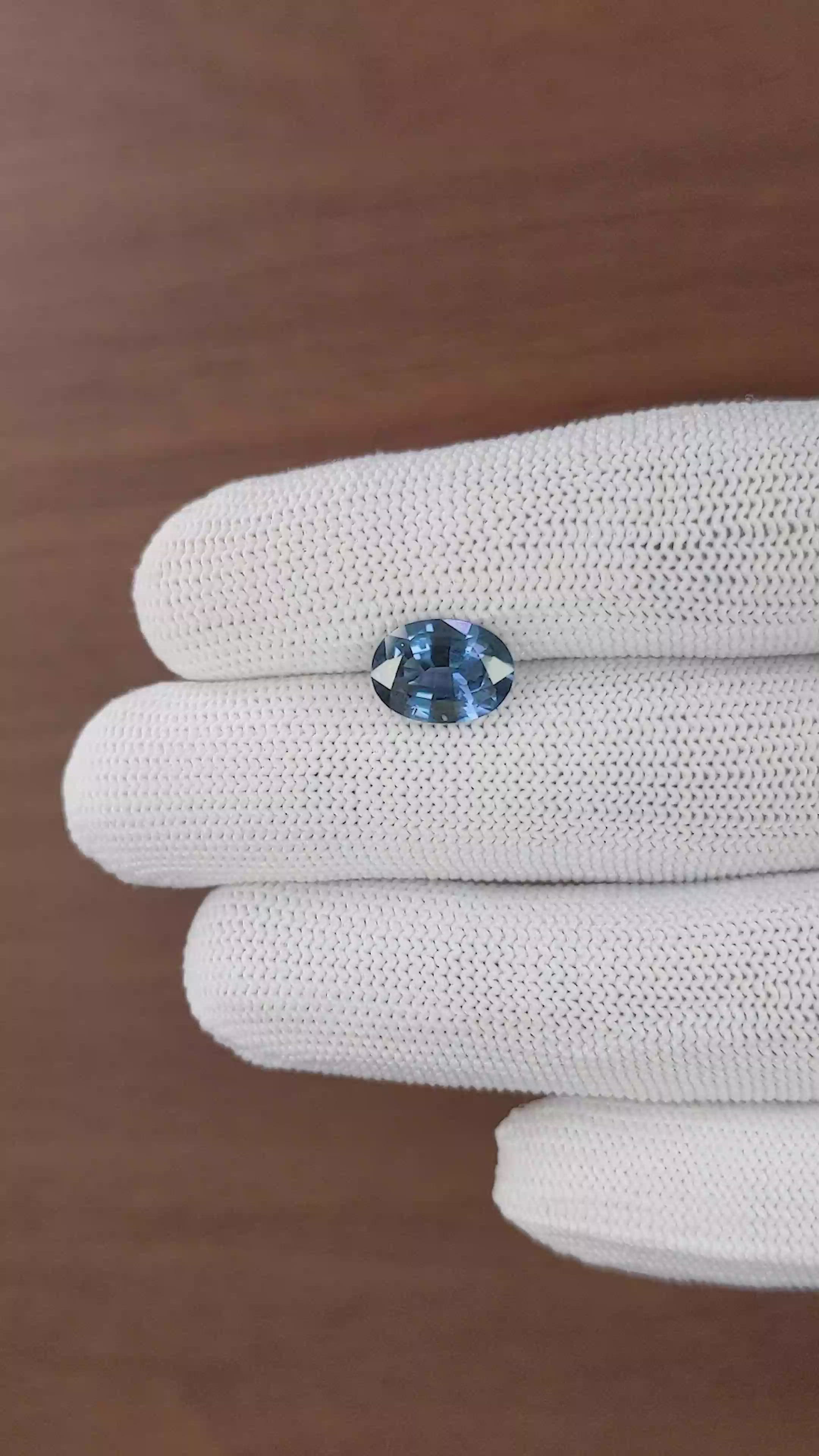 2.82 Ct. Blue Spinel from South Africa Size Video