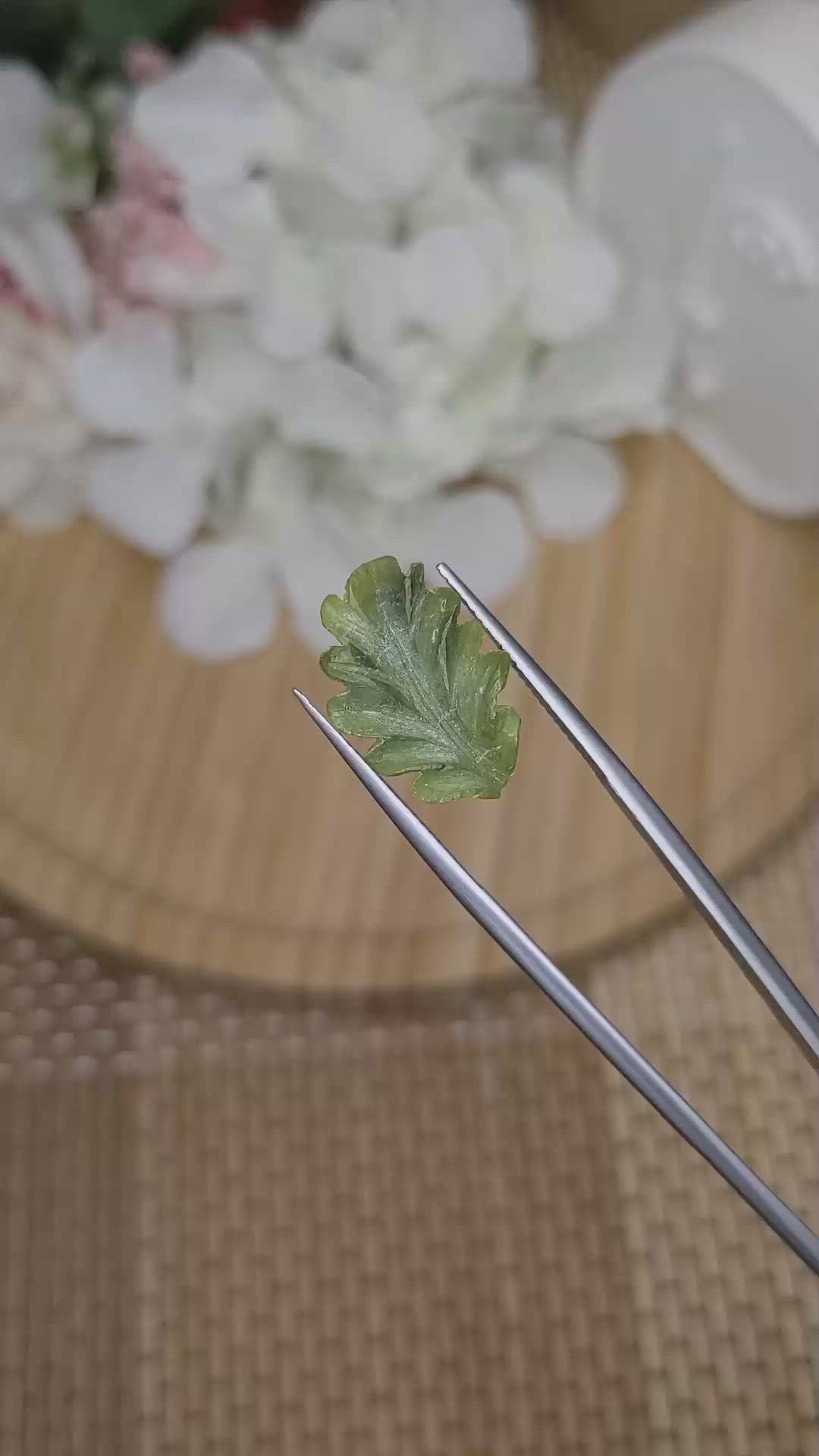 4.77 Ct. Green Jade from Burma (Myanmar) Size Video