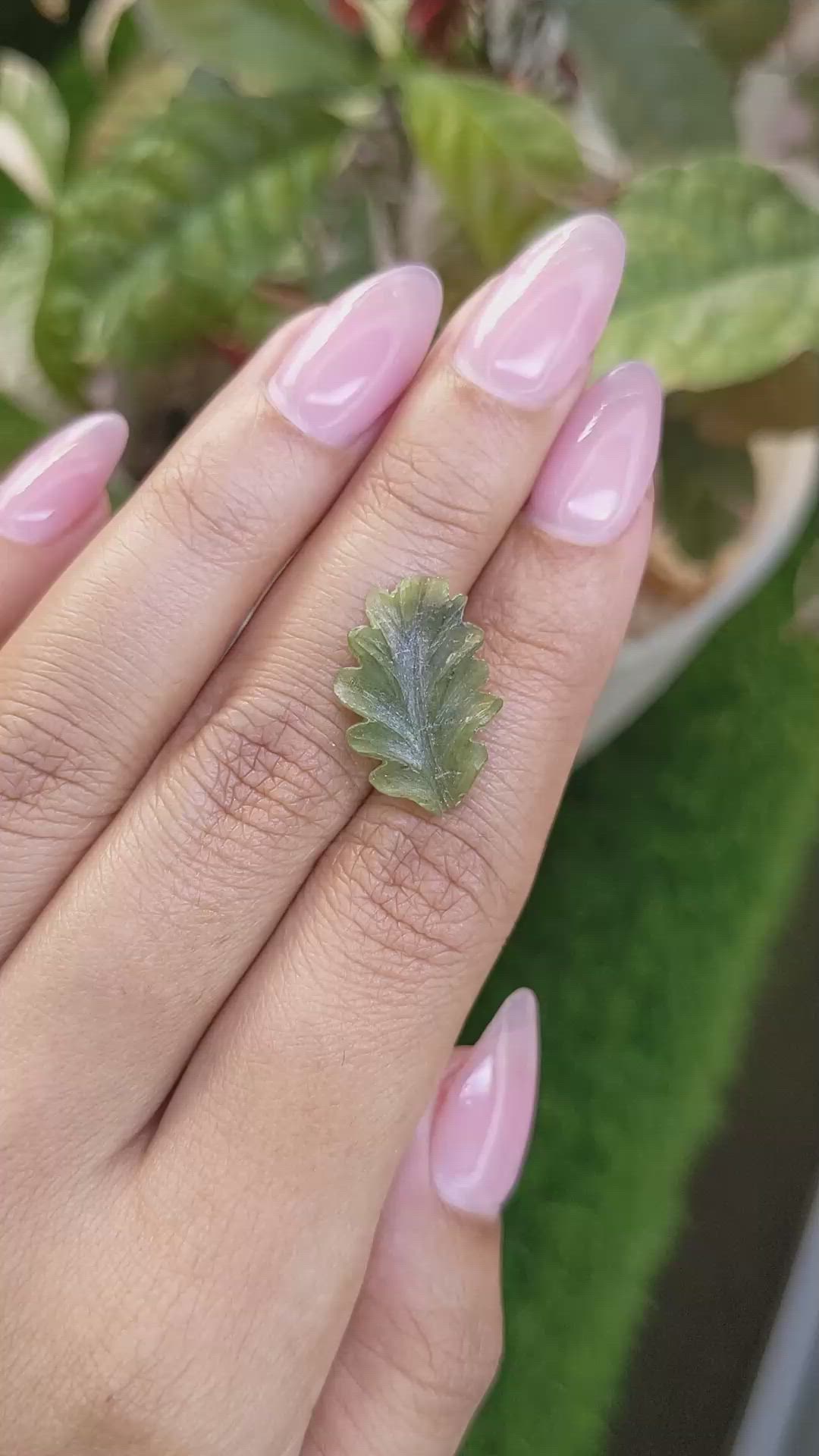 4.77 Ct. Green Jade from Burma (Myanmar) Size Video