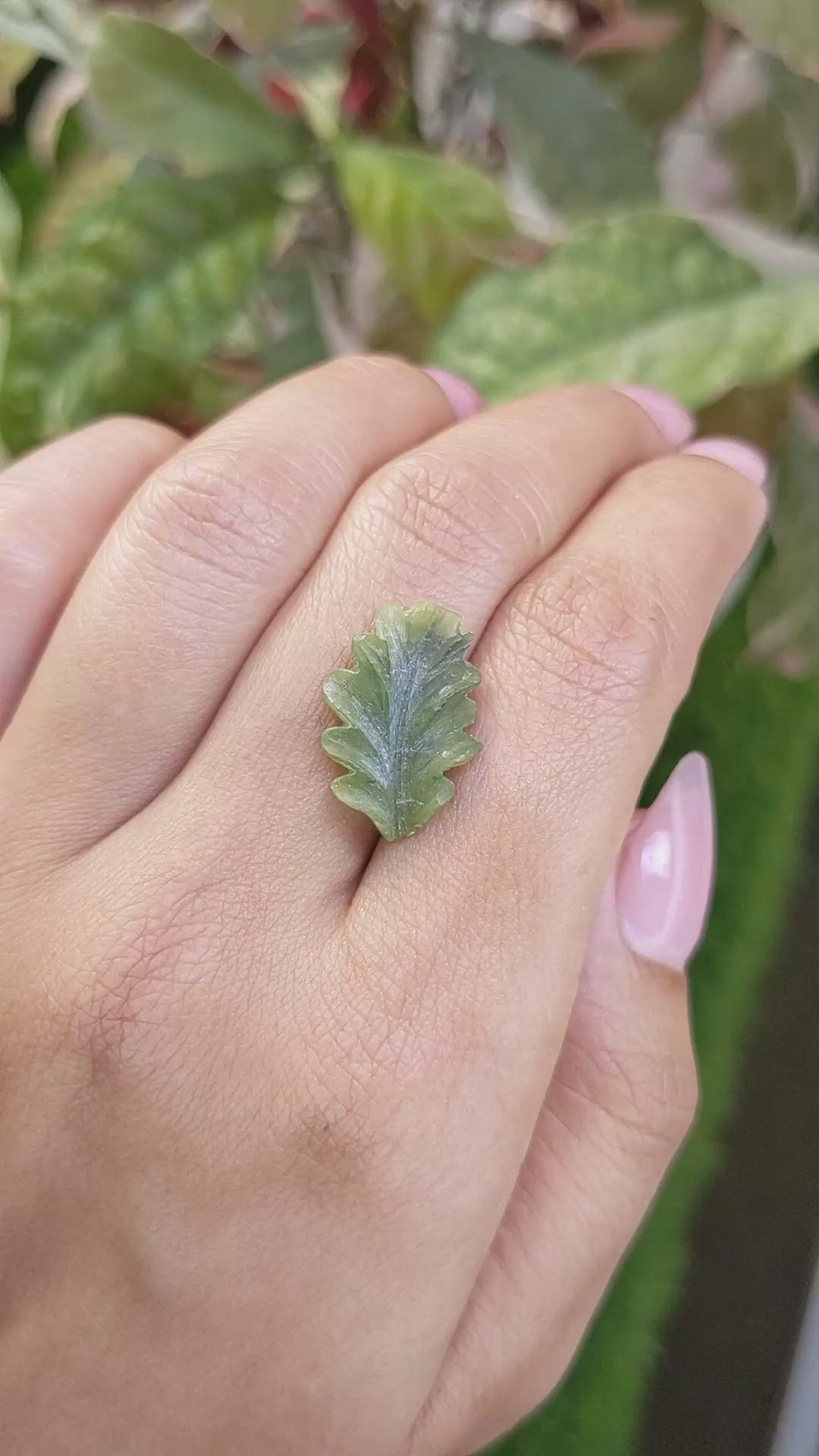 4.77 Ct. Green Jade from Burma (Myanmar) Size Video