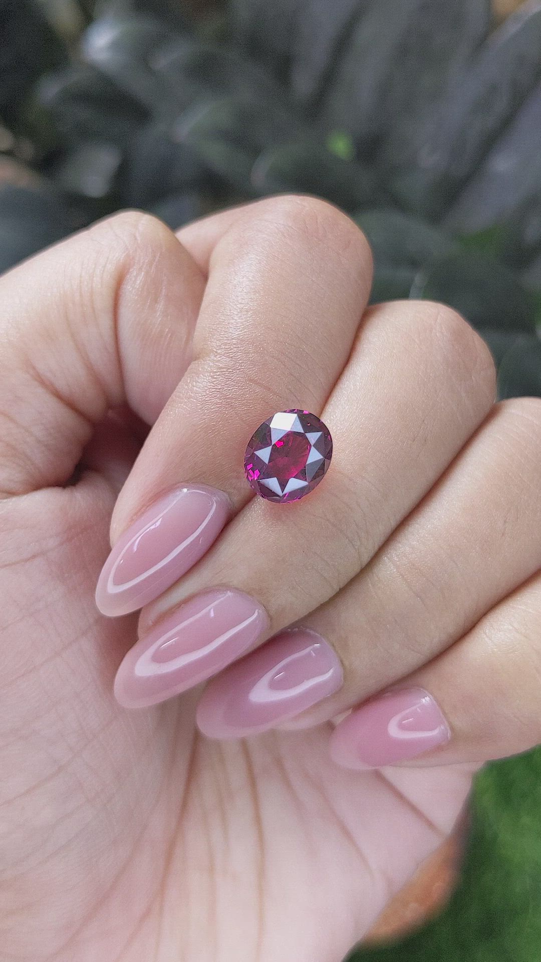 3.13 Ct. Reddish Pink Spinel from South Africa Size Video