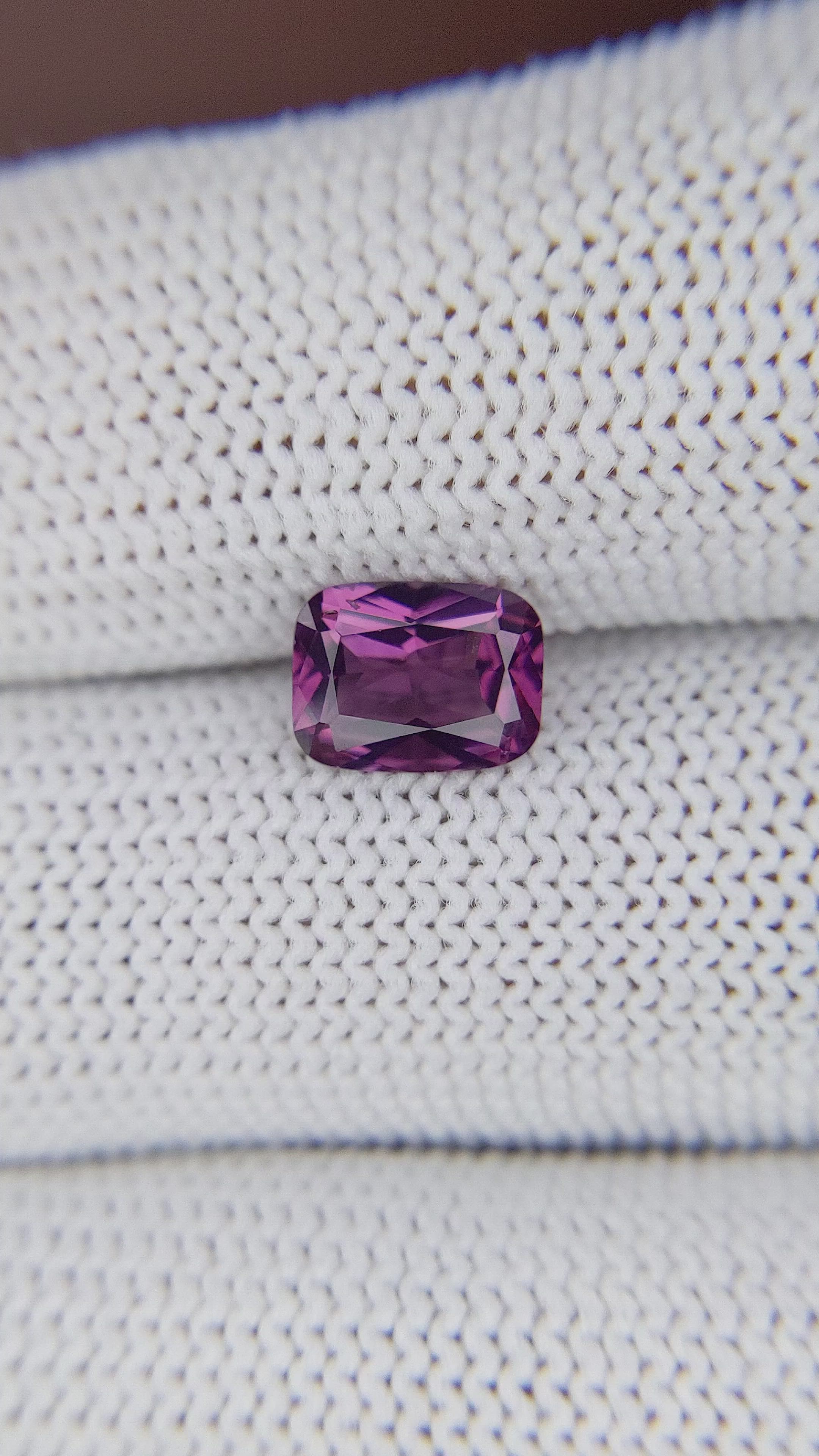 1.41 Ct. Pinkish Purple Spinel from South Africa Size Video