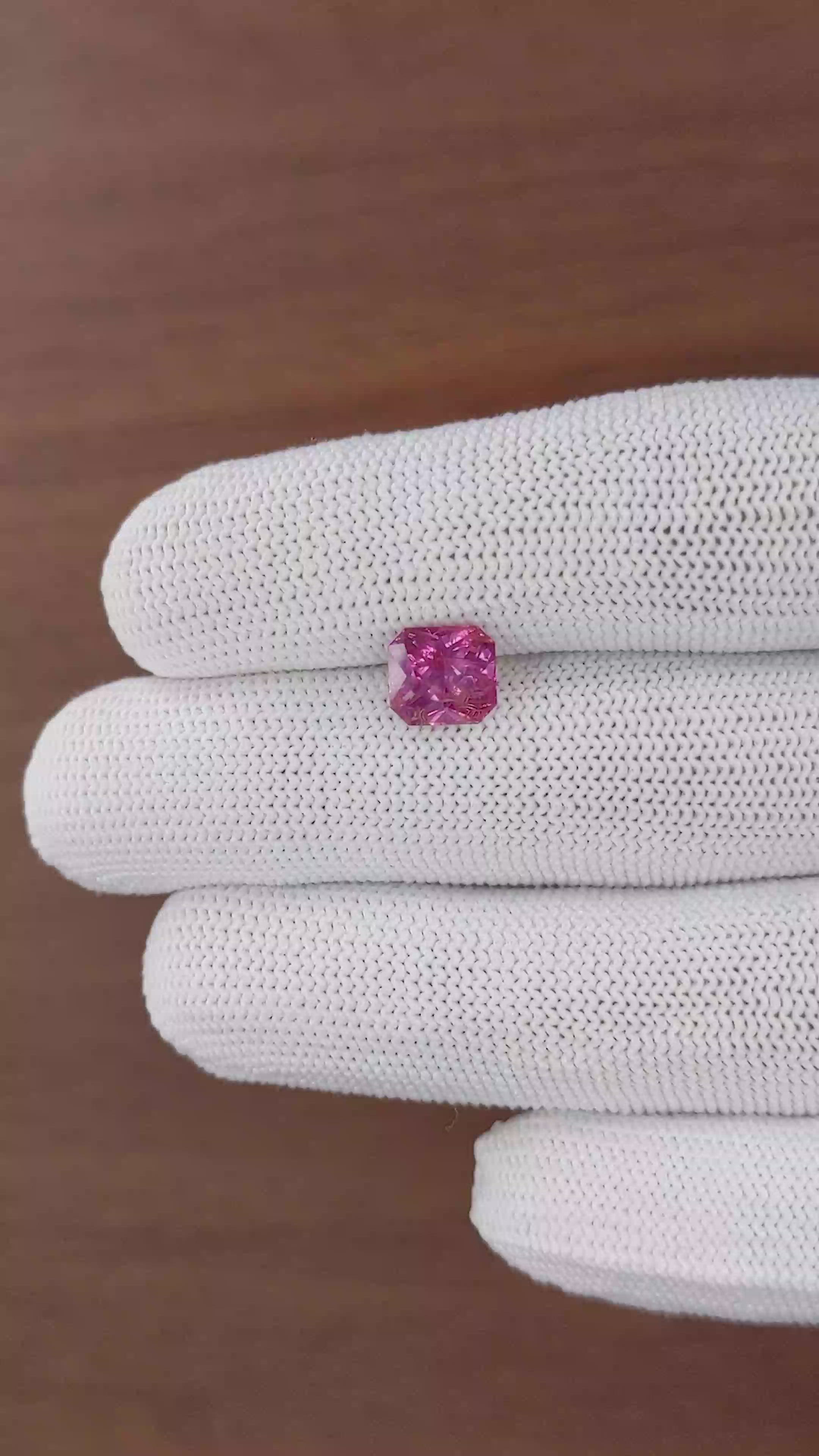 2.27 Ct. Purplish Pink Spinel from South Africa Size Video