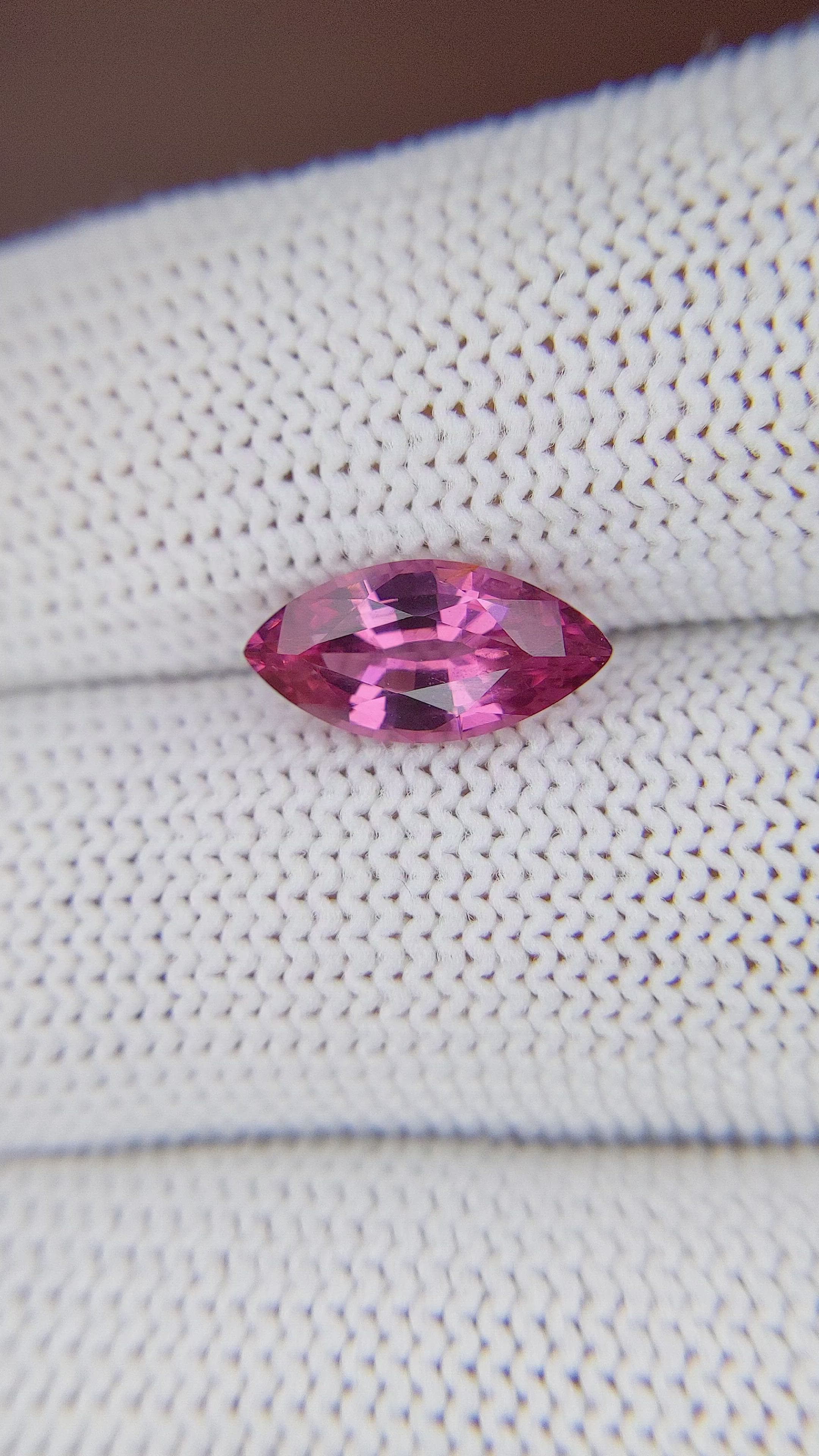 2.20 Ct. Purplish Pink Spinel from South Africa Size Video