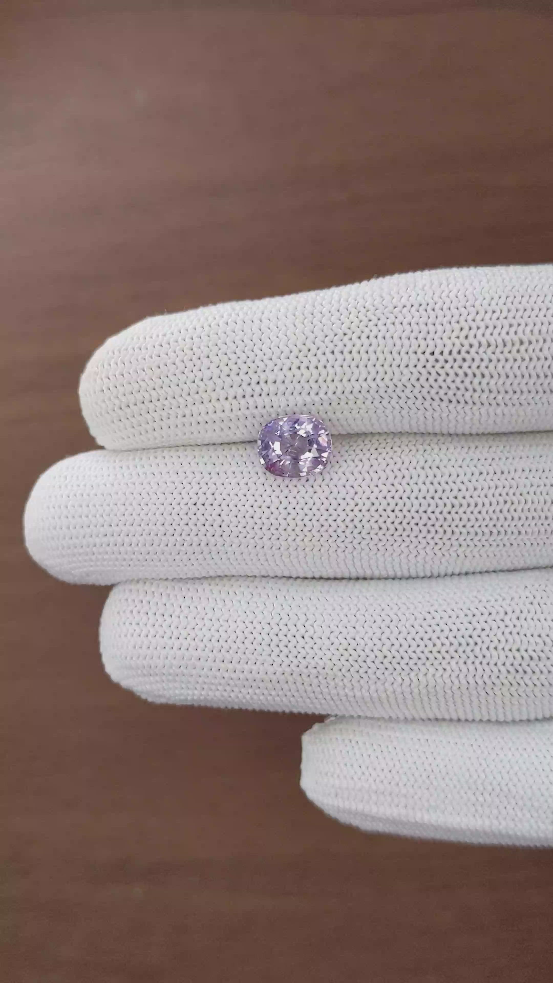 2.36 Ct. Purple Spinel from South Africa Size Video