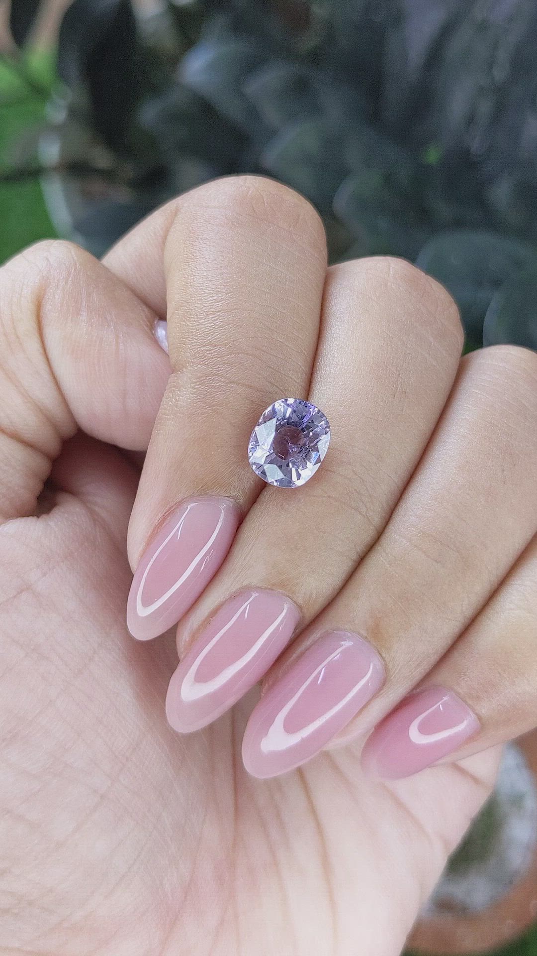 2.36 Ct. Purple Spinel from South Africa Size Video