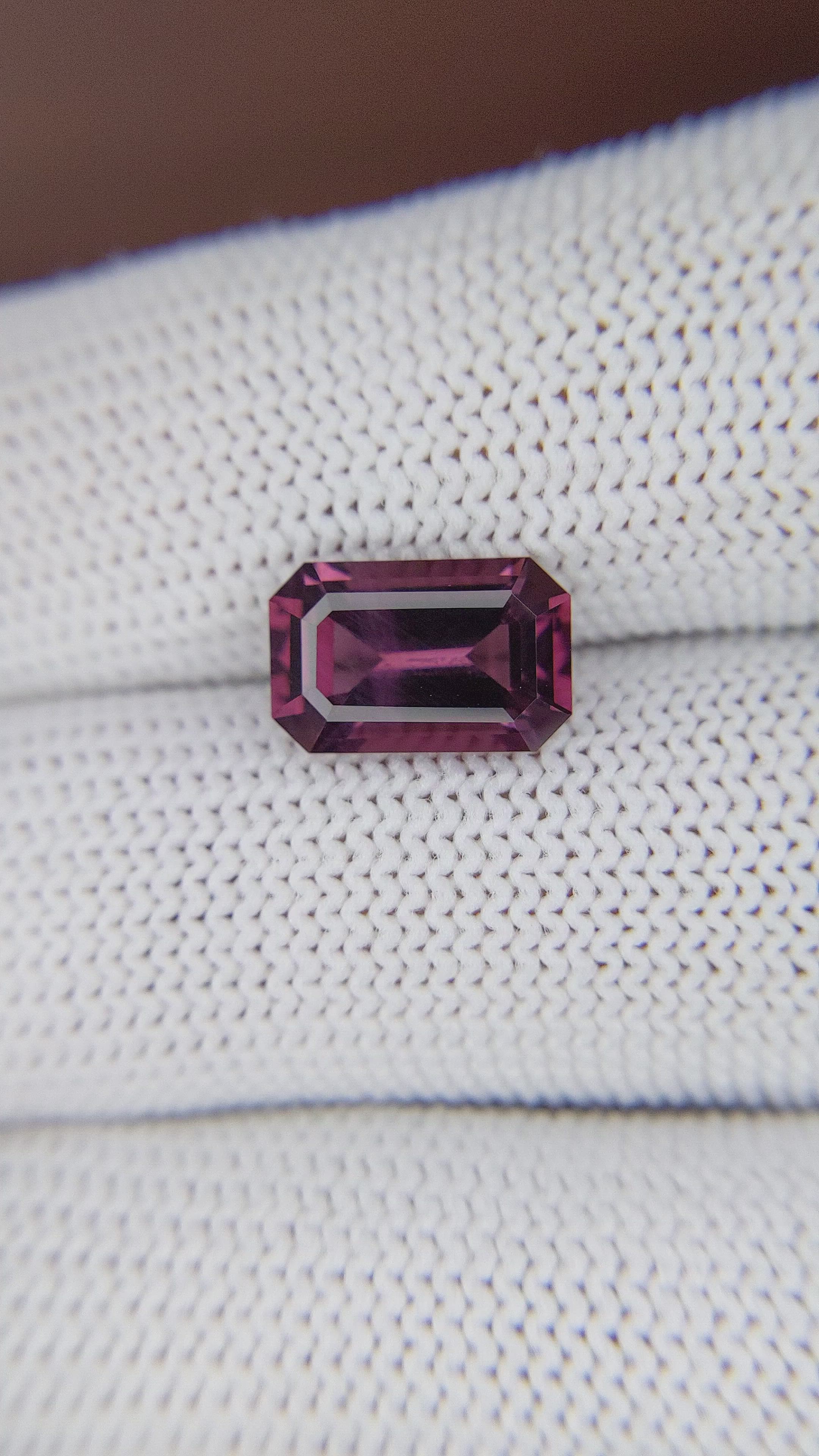 3.20 Ct. Pinkish Purple Spinel from South Africa Size Video