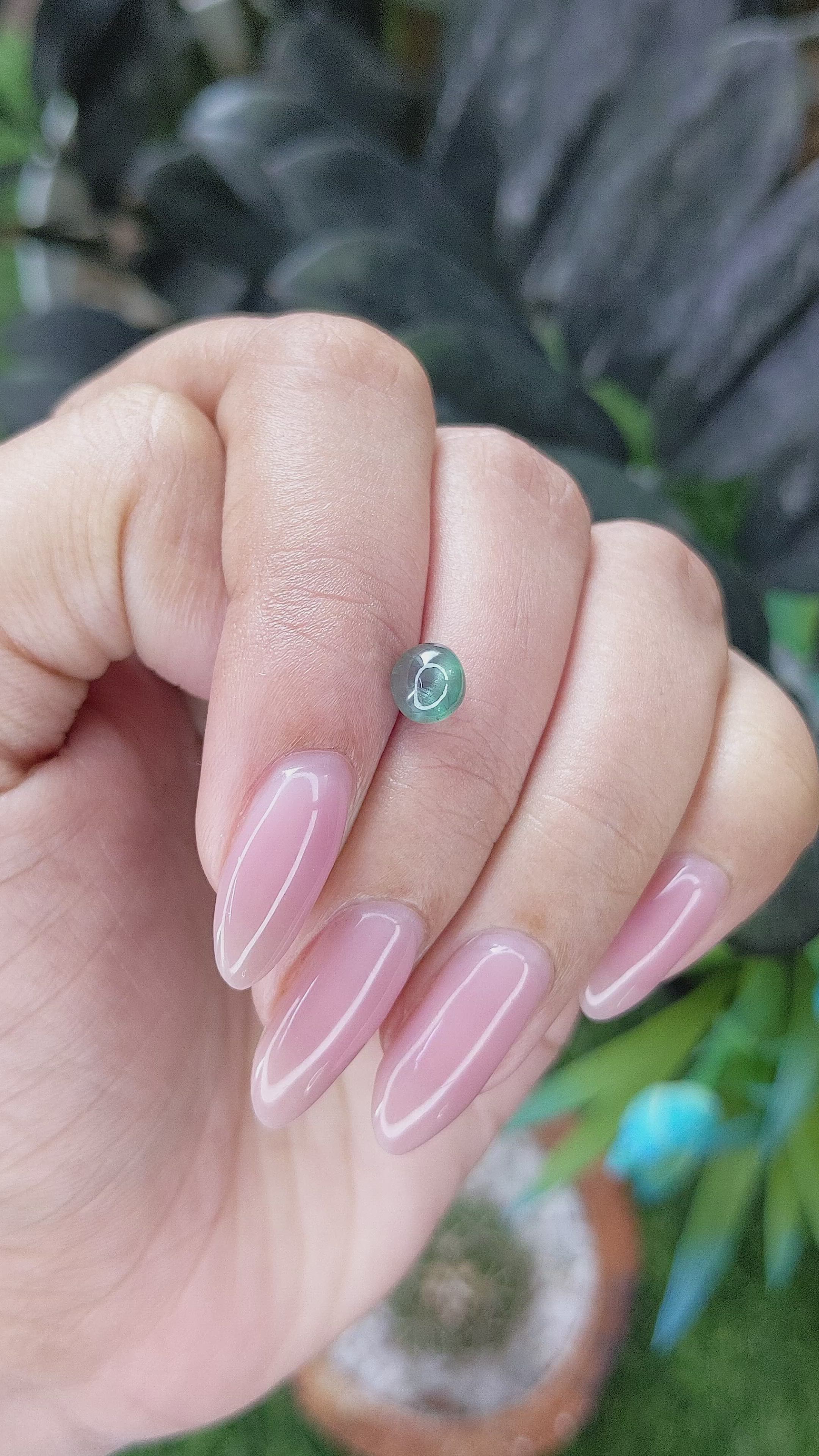 1.65 Ct. Cabochon Alexandrite from India Size Video