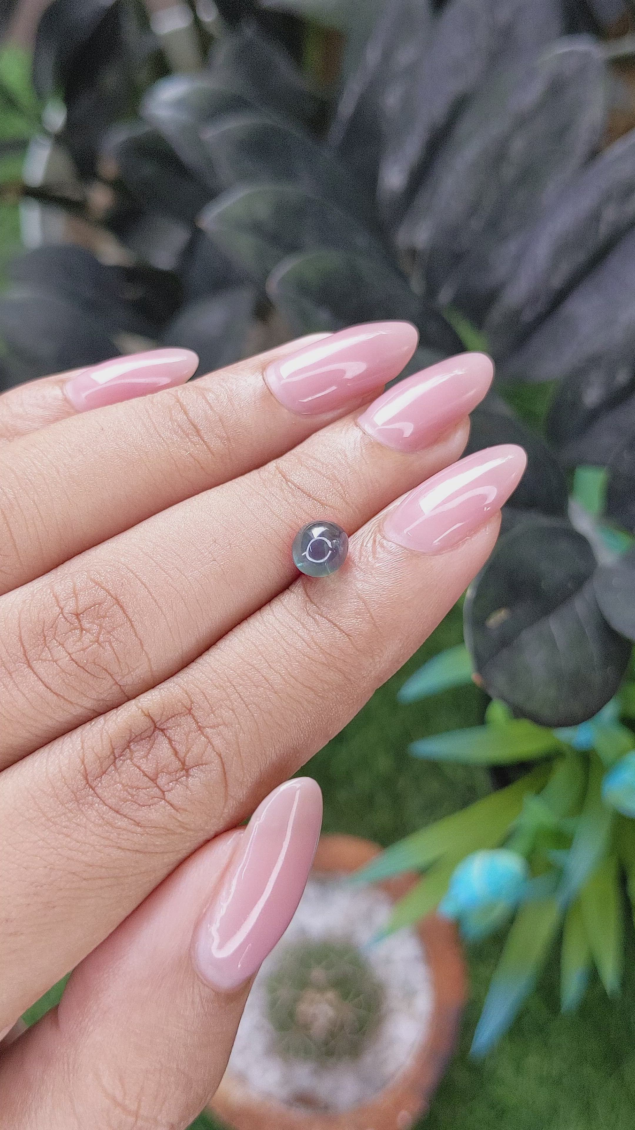 1.65 Ct. Cabochon Alexandrite from India Size Video