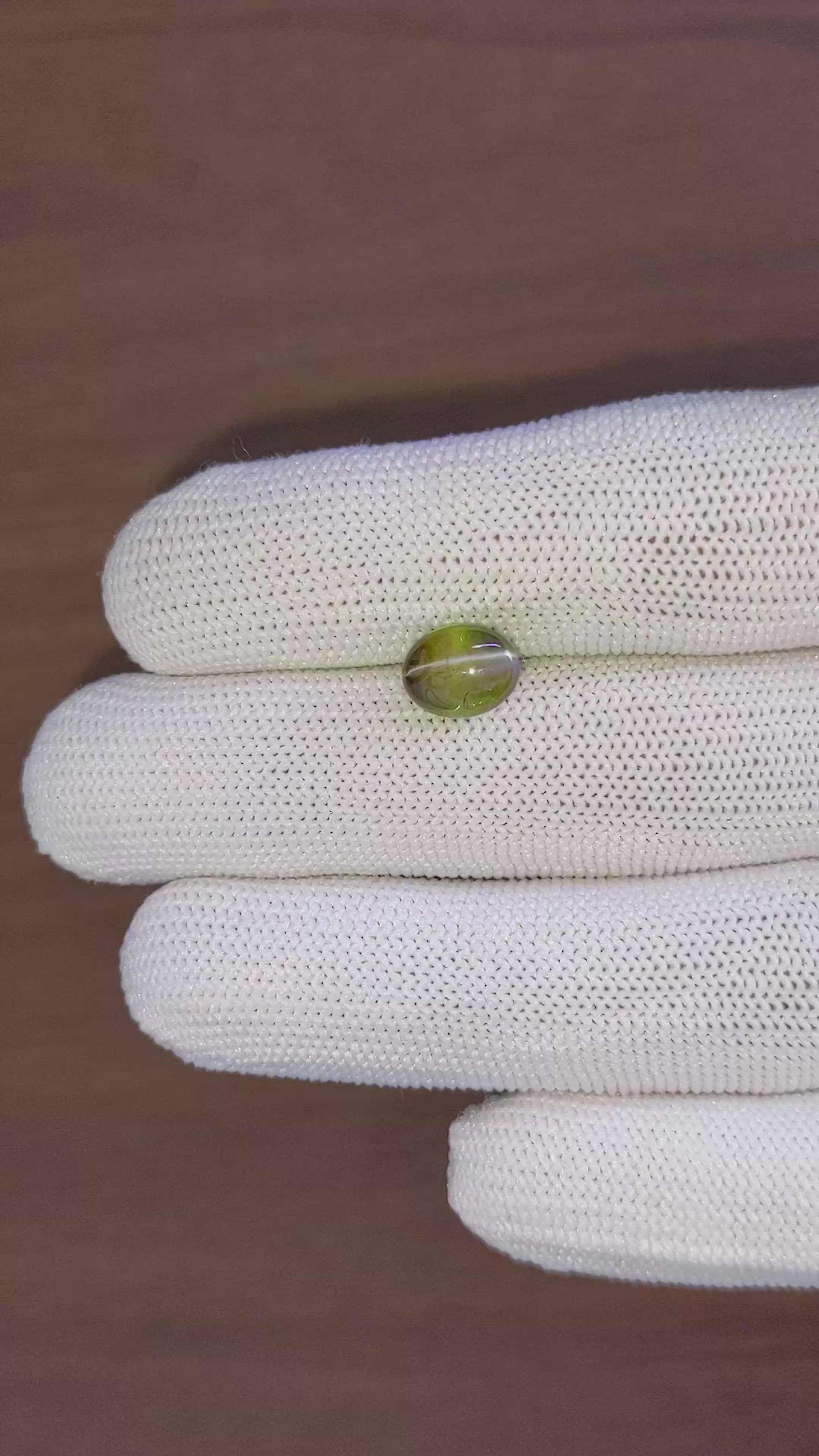 3.60 Ct. Cabochon Alexandrite from Tanzania Size Video