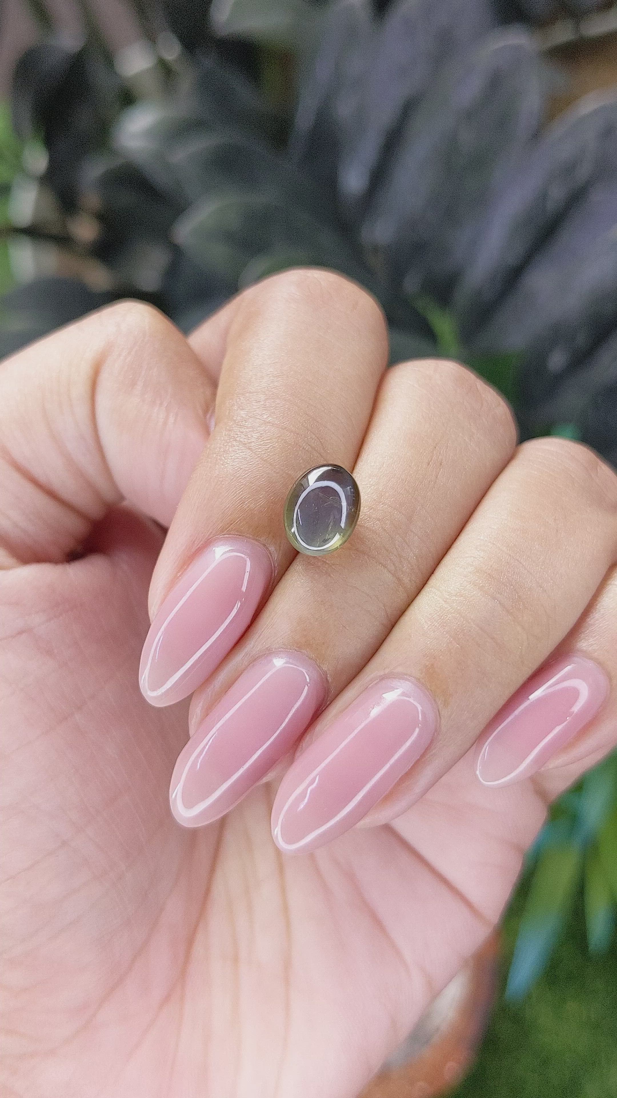 3.60 Ct. Cabochon Alexandrite from Tanzania Size Video