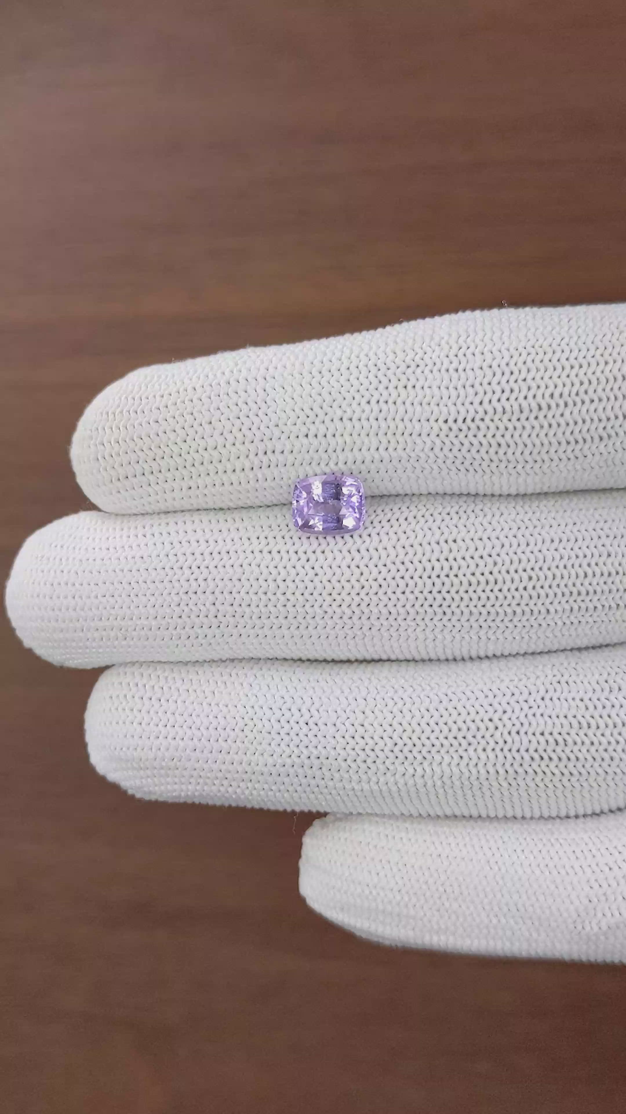 1.66 Ct. Purple Spinel from Tanzania Size Video
