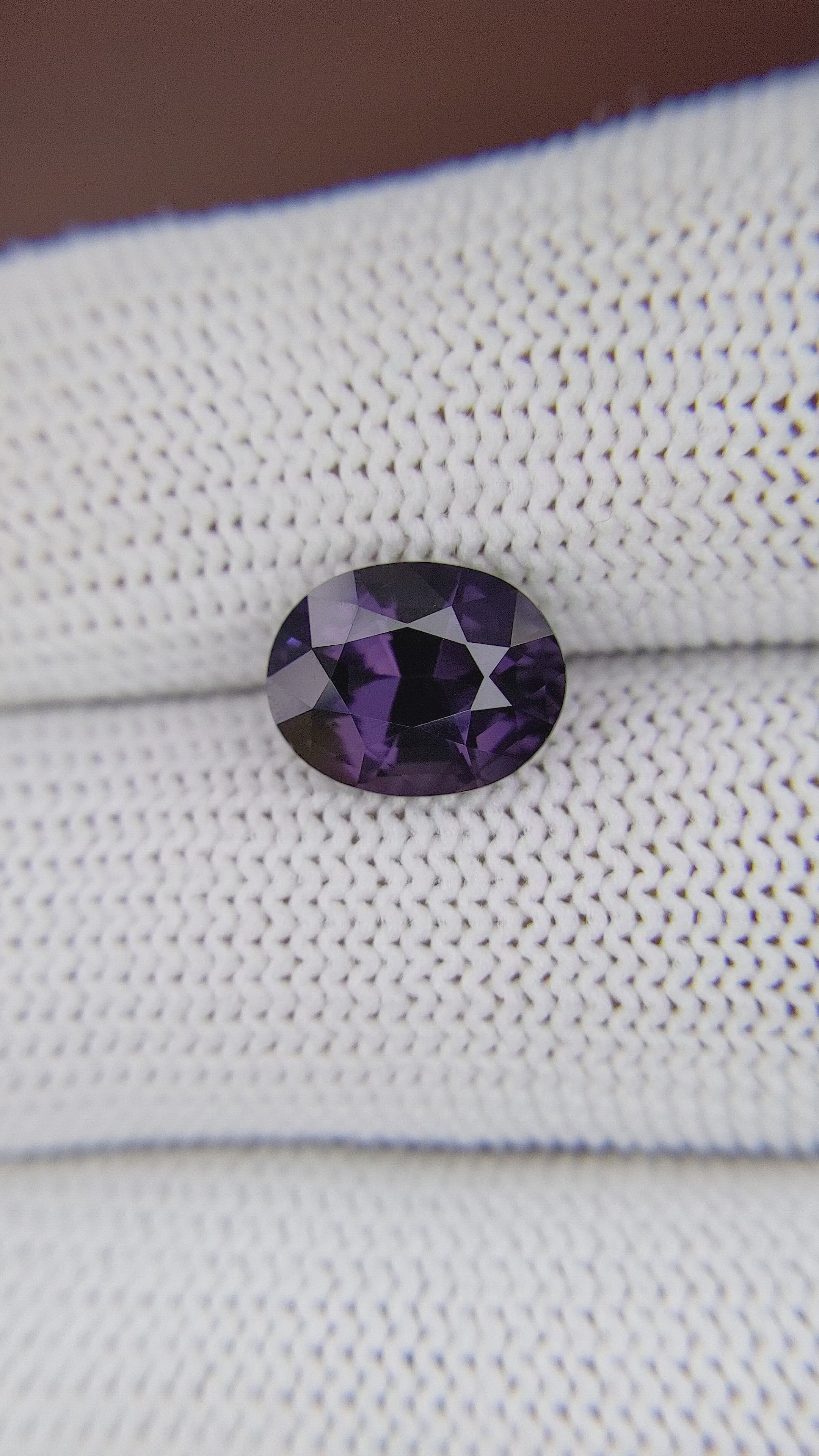 3.46 Ct. Purple Spinel from Tanzania Size Video