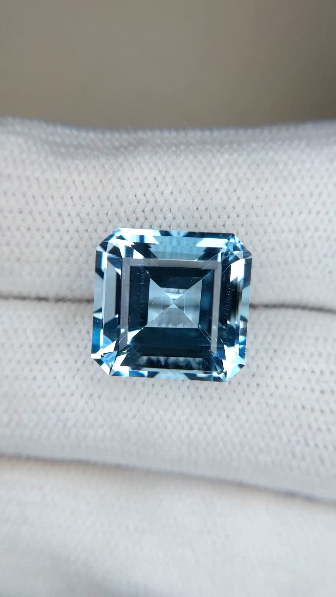 12.27 Ct. Blue Topaz from Brazil Size Video
