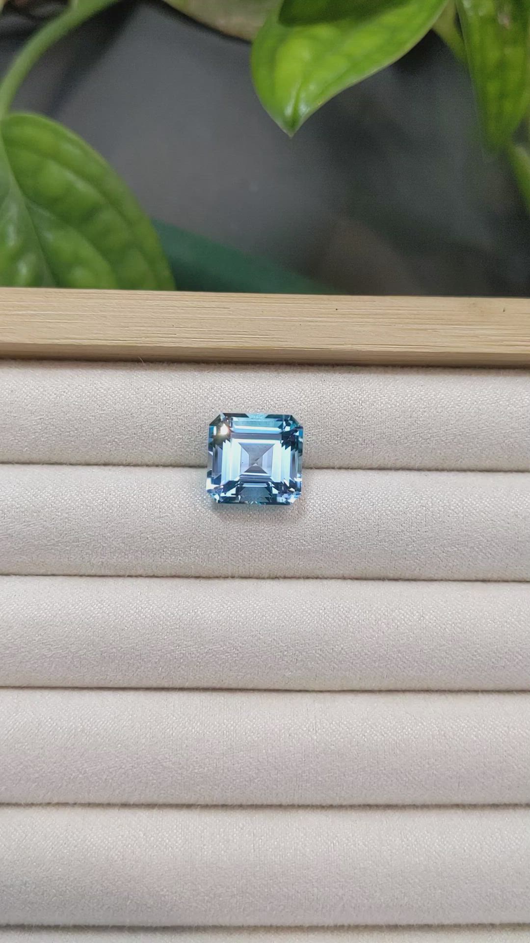 12.27 Ct. Blue Topaz from Brazil Size Video