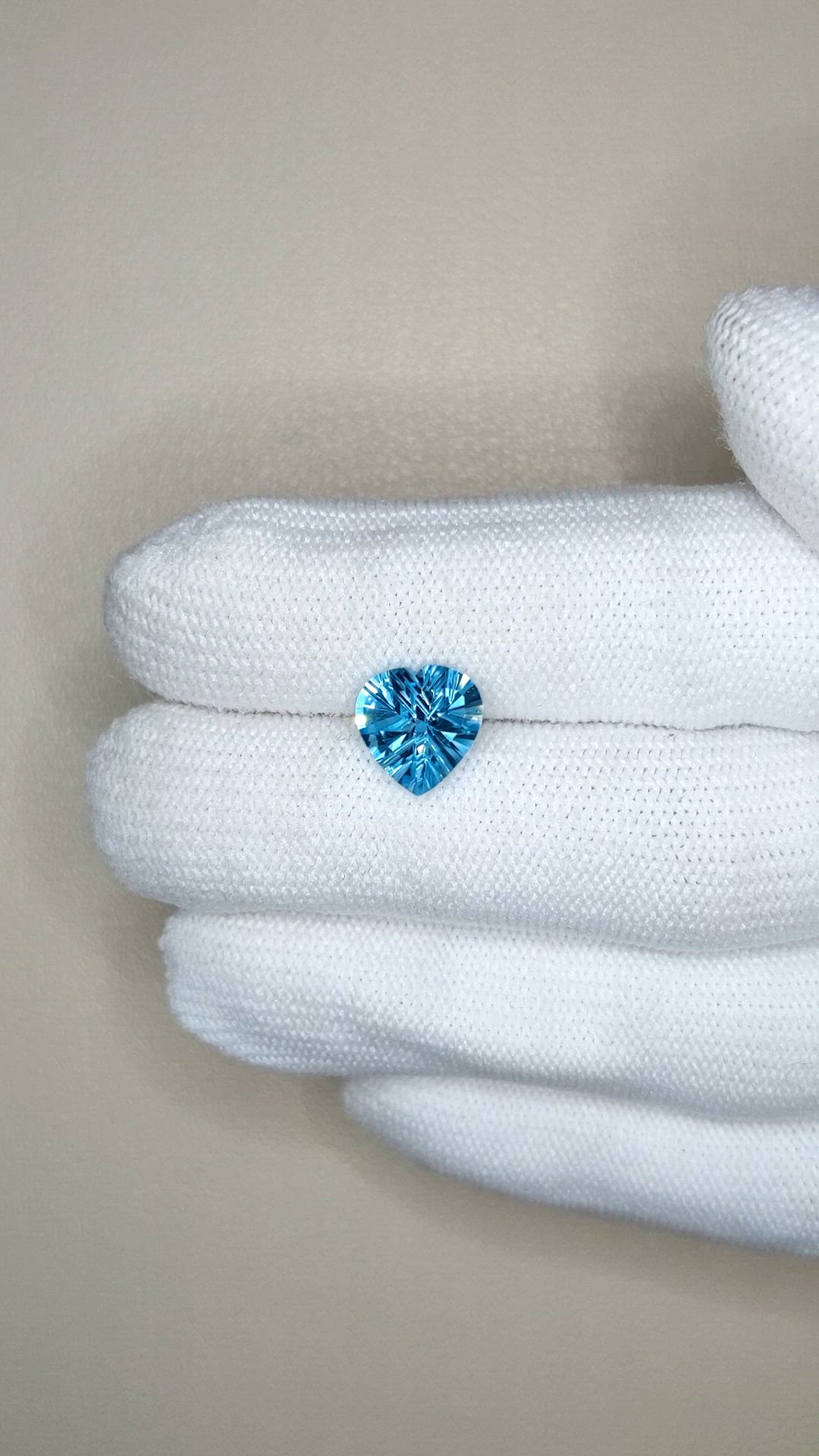 2.53 Ct. Blue Topaz from Brazil Size Video