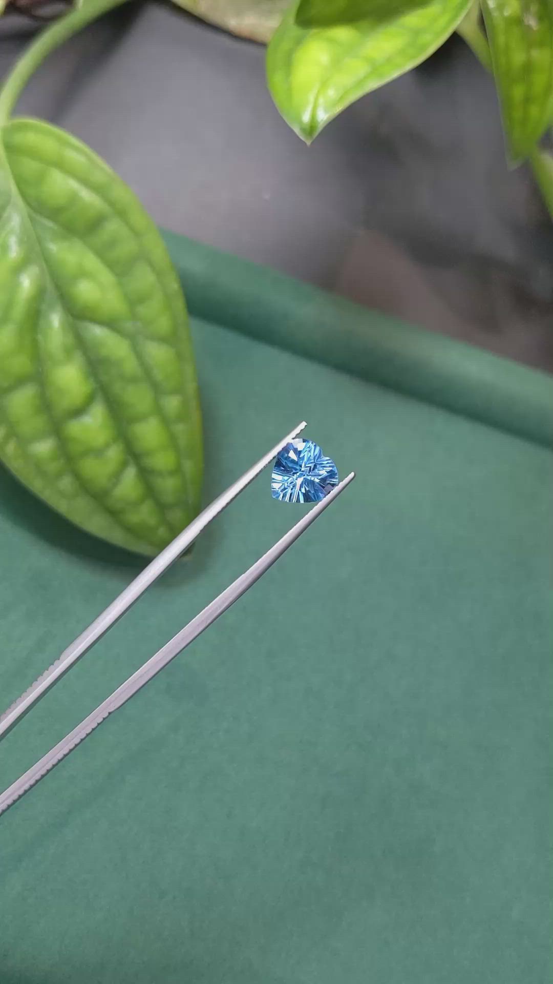 2.53 Ct. Blue Topaz from Brazil Size Video