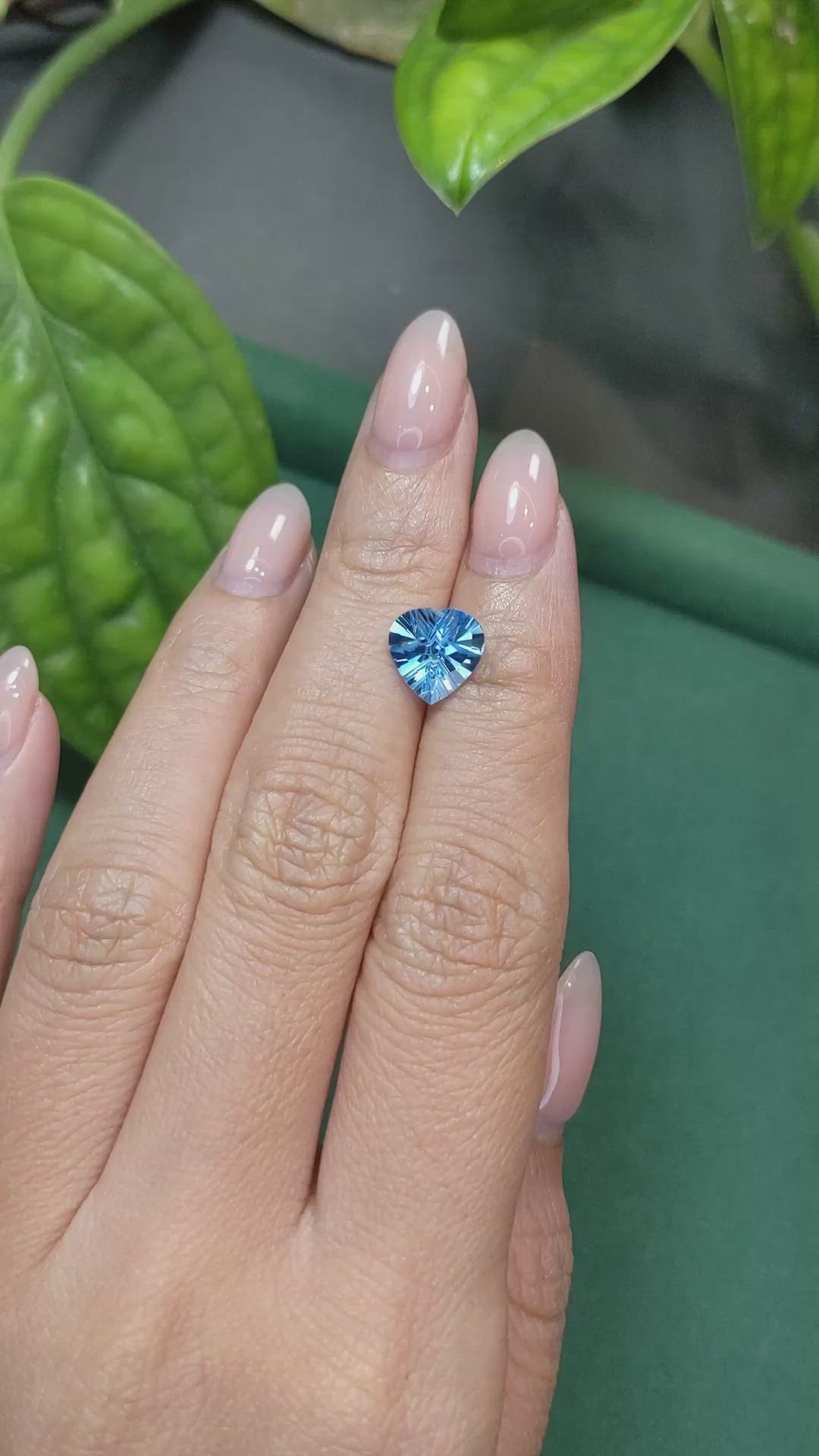 2.53 Ct. Blue Topaz from Brazil Size Video