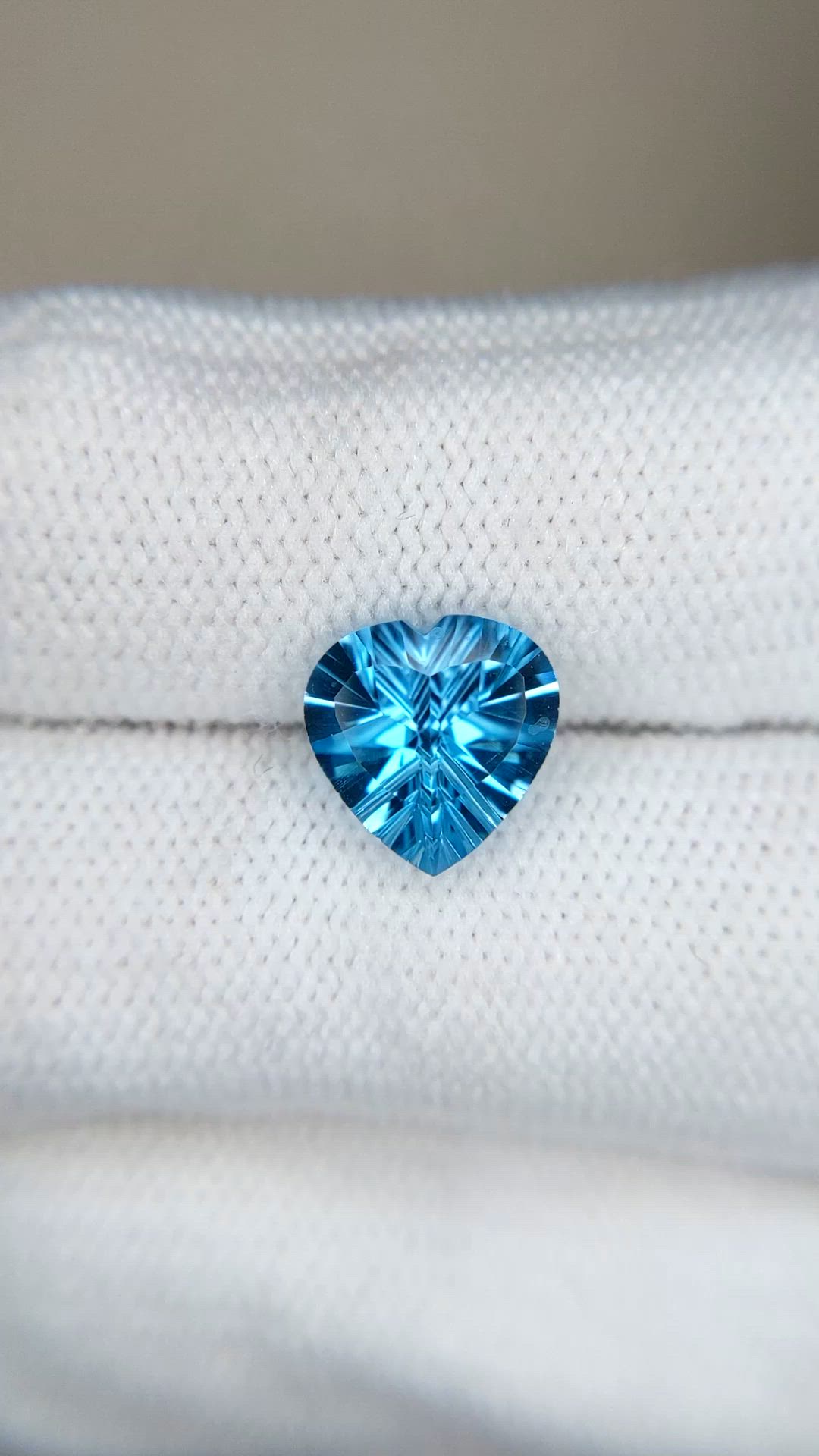 2.53 Ct. Blue Topaz from Brazil Size Video
