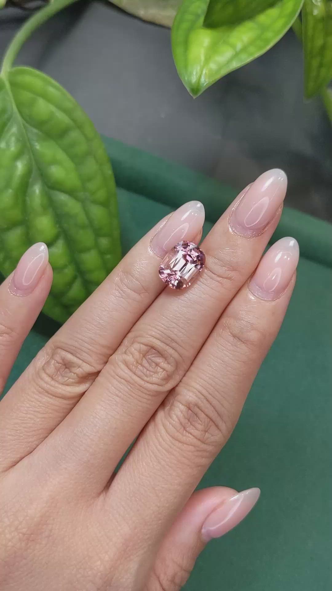4.95 Ct. Pink Tourmaline from Mozambique Size Video