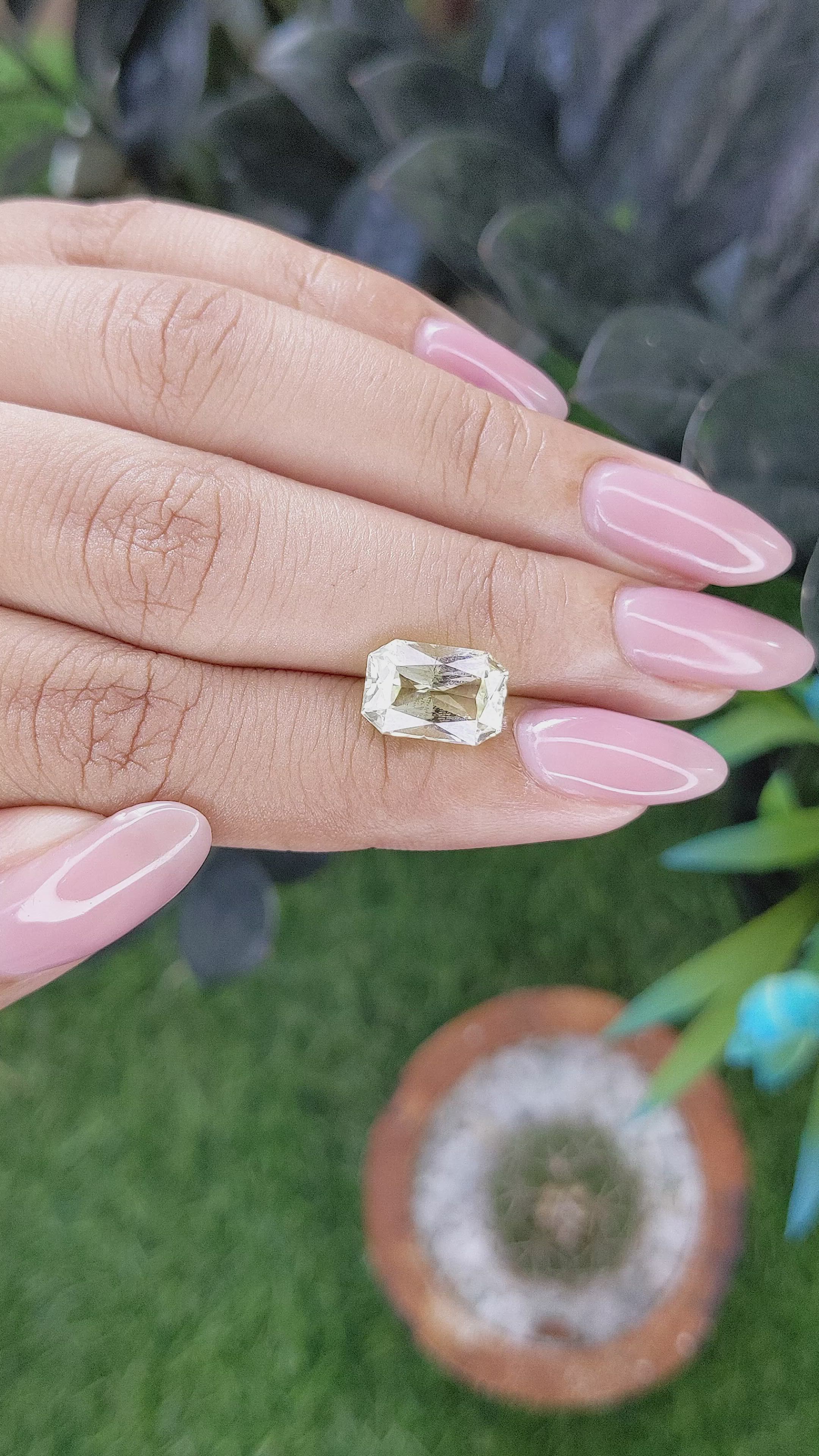 4.12 Ct. Yellow Chrysoberyl from Tanzania Size Video