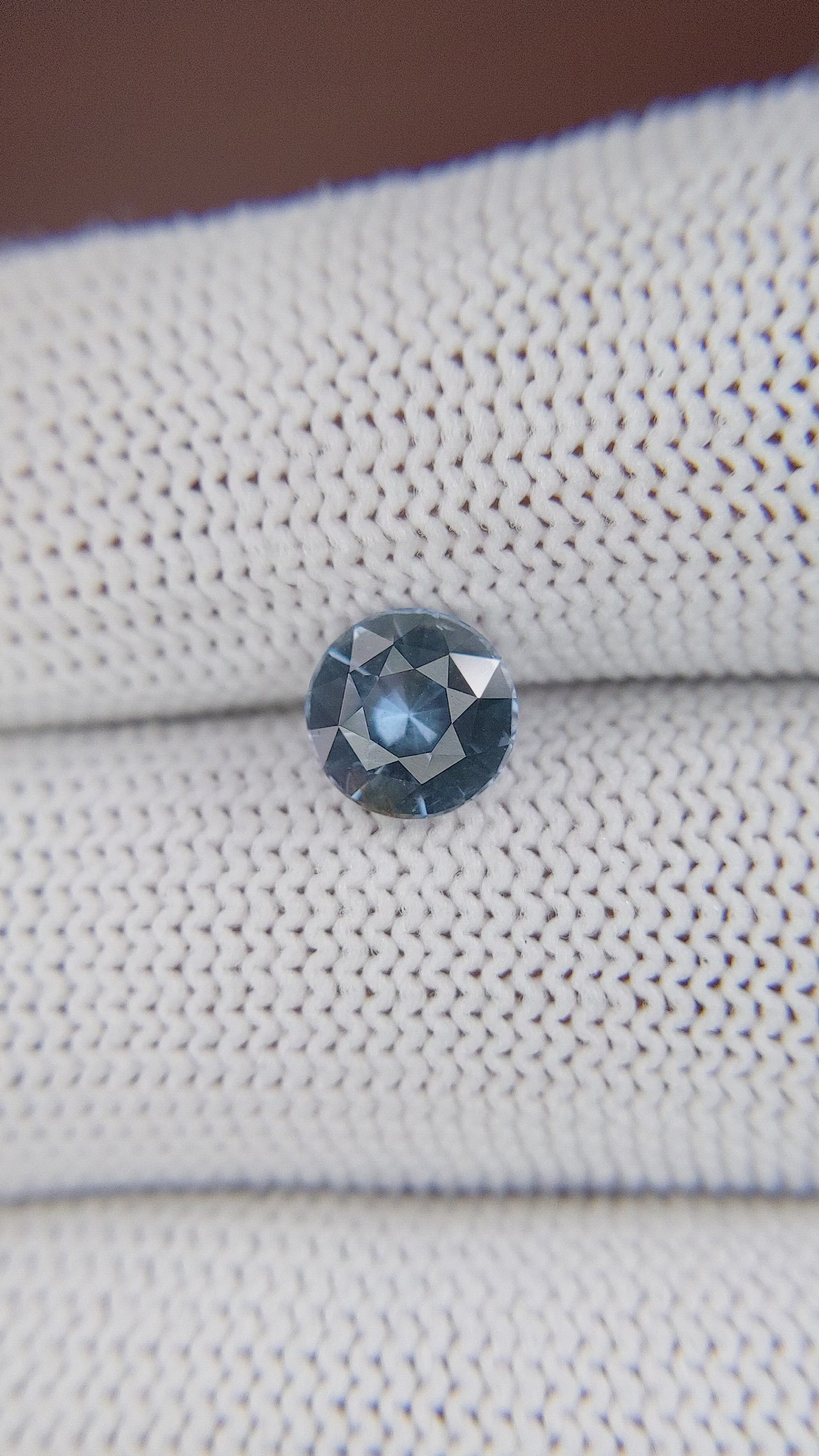 1.58 Ct. Blue Spinel from Tanzania Size Video
