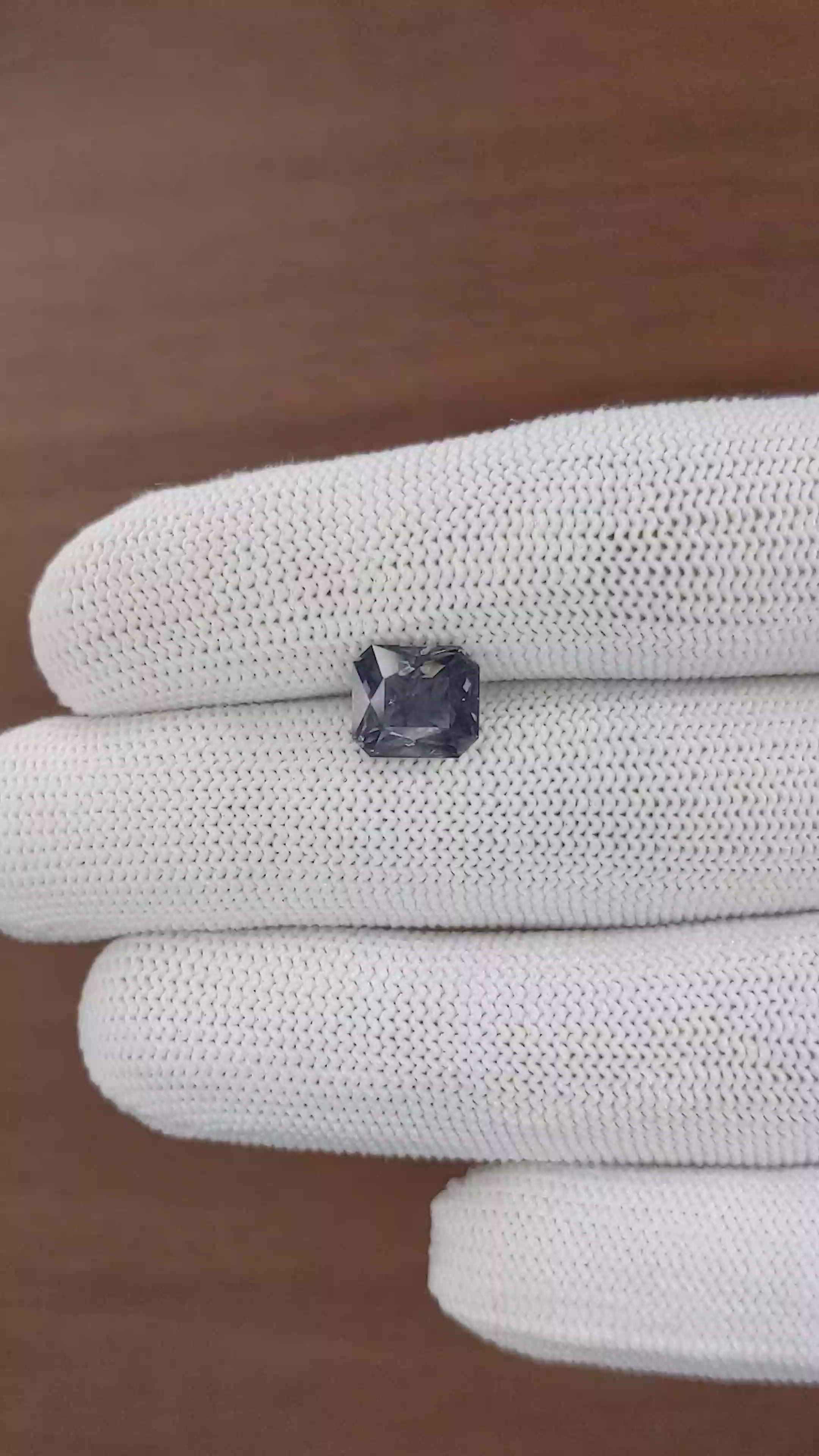 3.58 Ct. Purple Spinel from Tanzania Size Video
