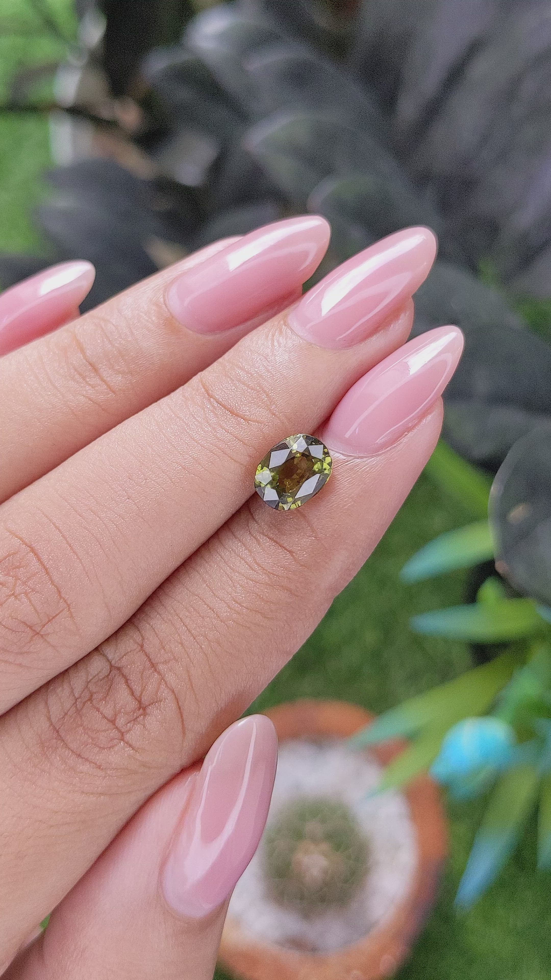 1.96 Ct. Alexandrite from Madagascar Size Video