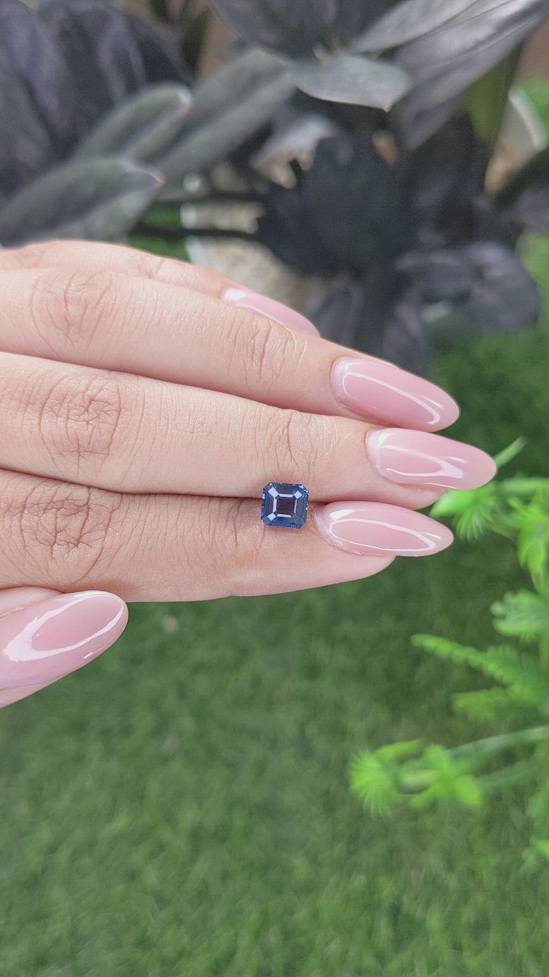 1.47 Ct. Blue Spinel from Ceylon (Sri Lanka) Size Video