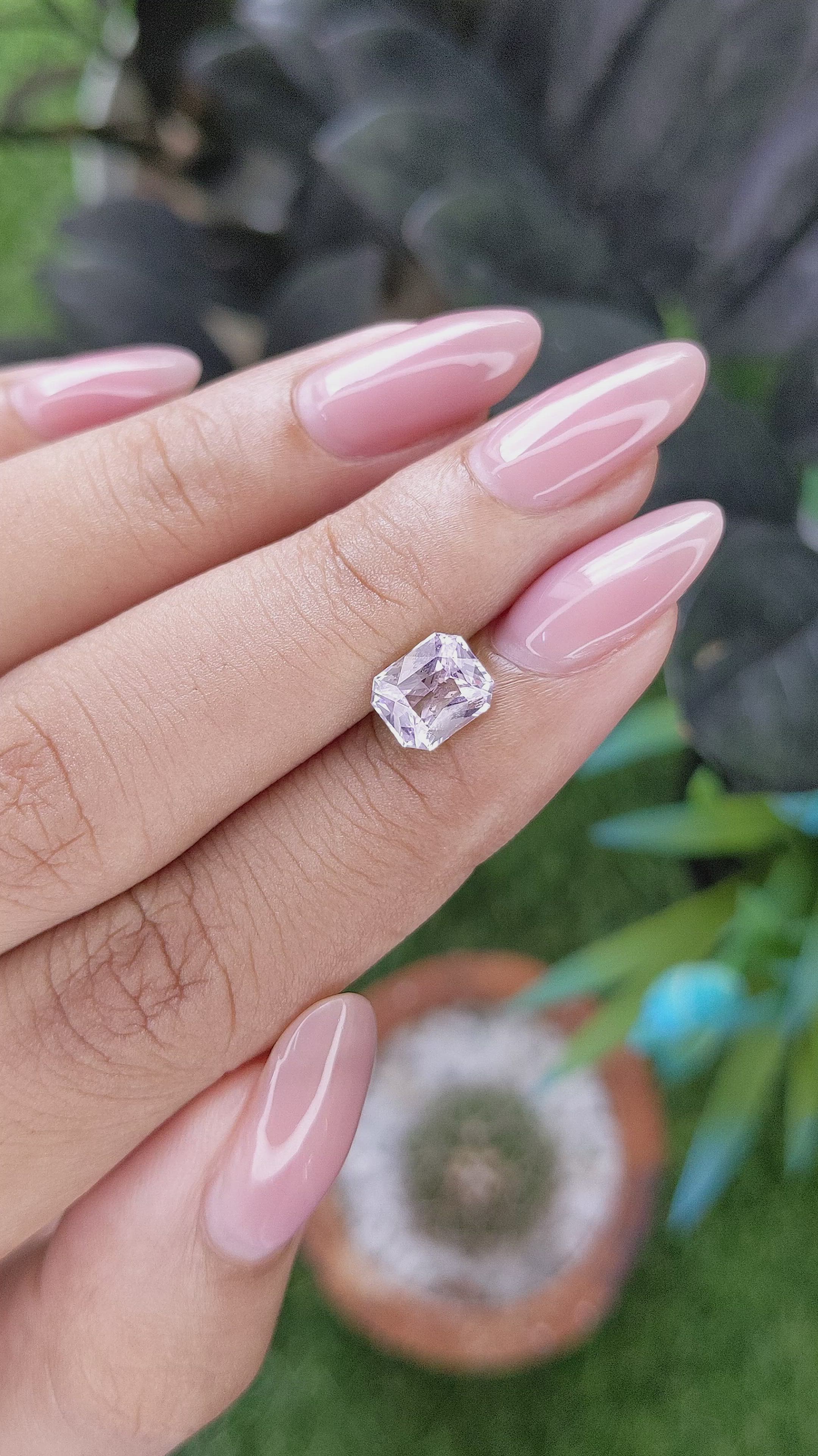1.52 Ct. Purple Spinel from Ceylon (Sri Lanka) Size Video