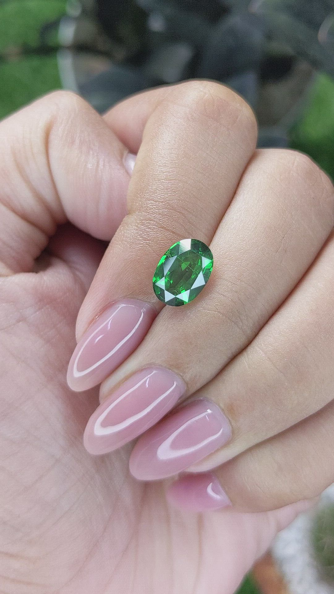 2.82 Ct. Tsavorite Garnet from Kenya Size Video