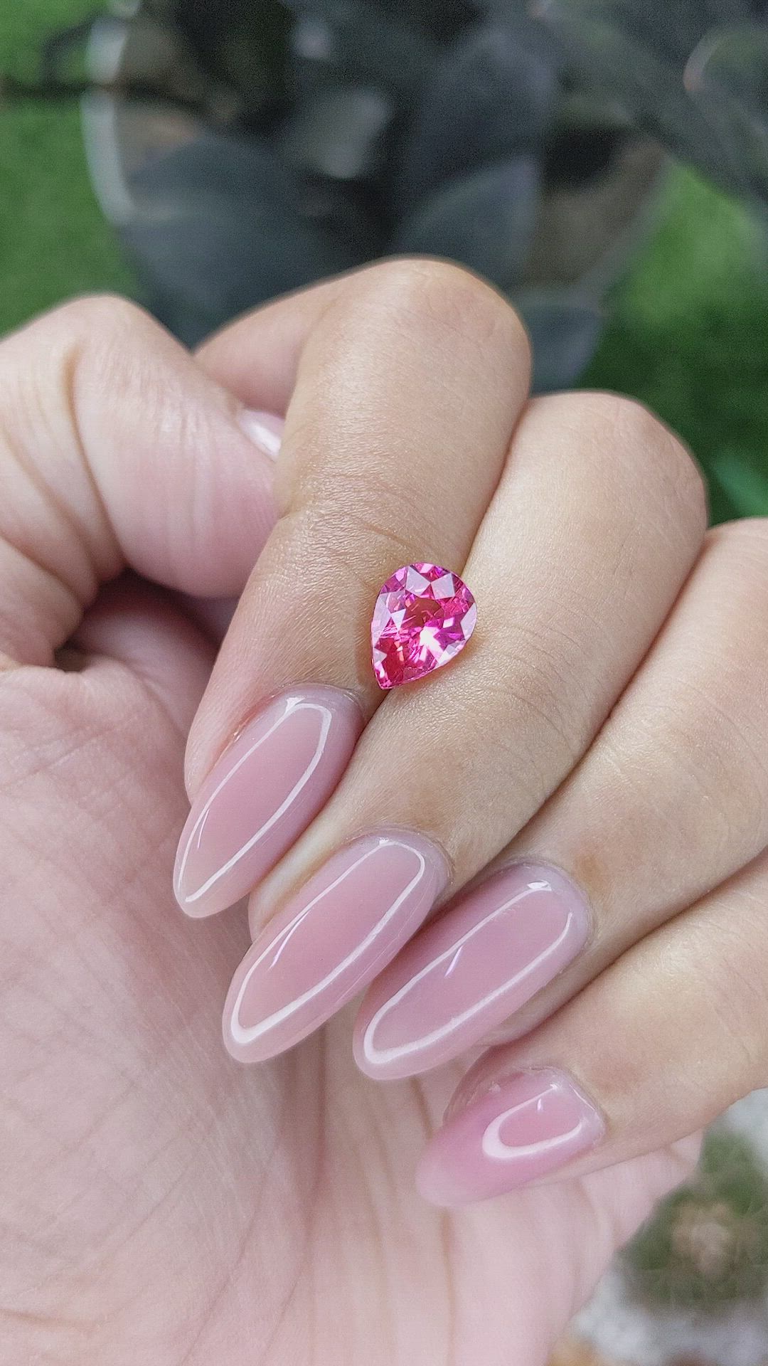 1.54 Ct. Pink Spinel from Tanzania Size Video