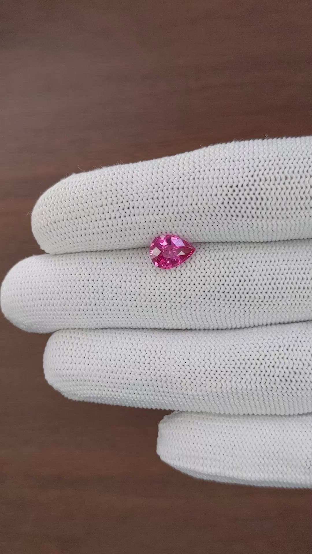 1.54 Ct. Pink Spinel from Tanzania Size Video