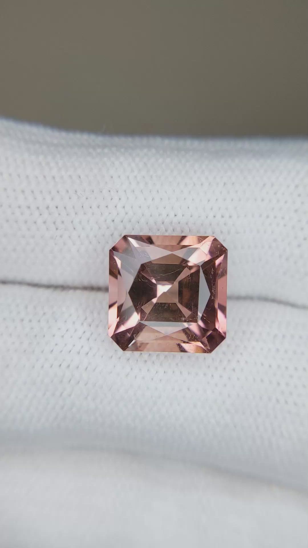 5.97 Ct. Peach Tourmaline from Afghanistan Size Video