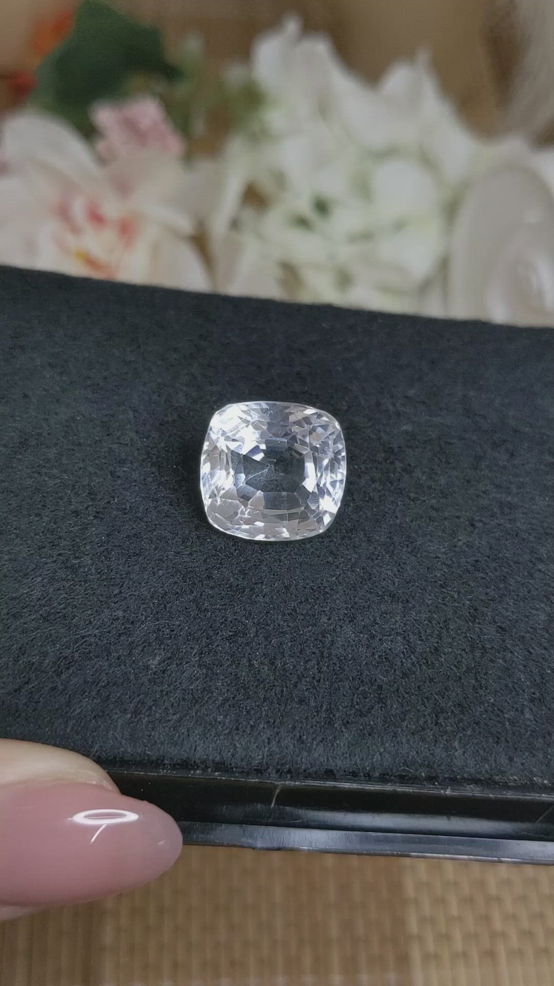 19.43 Ct. White Quartz from Madagascar Size Video