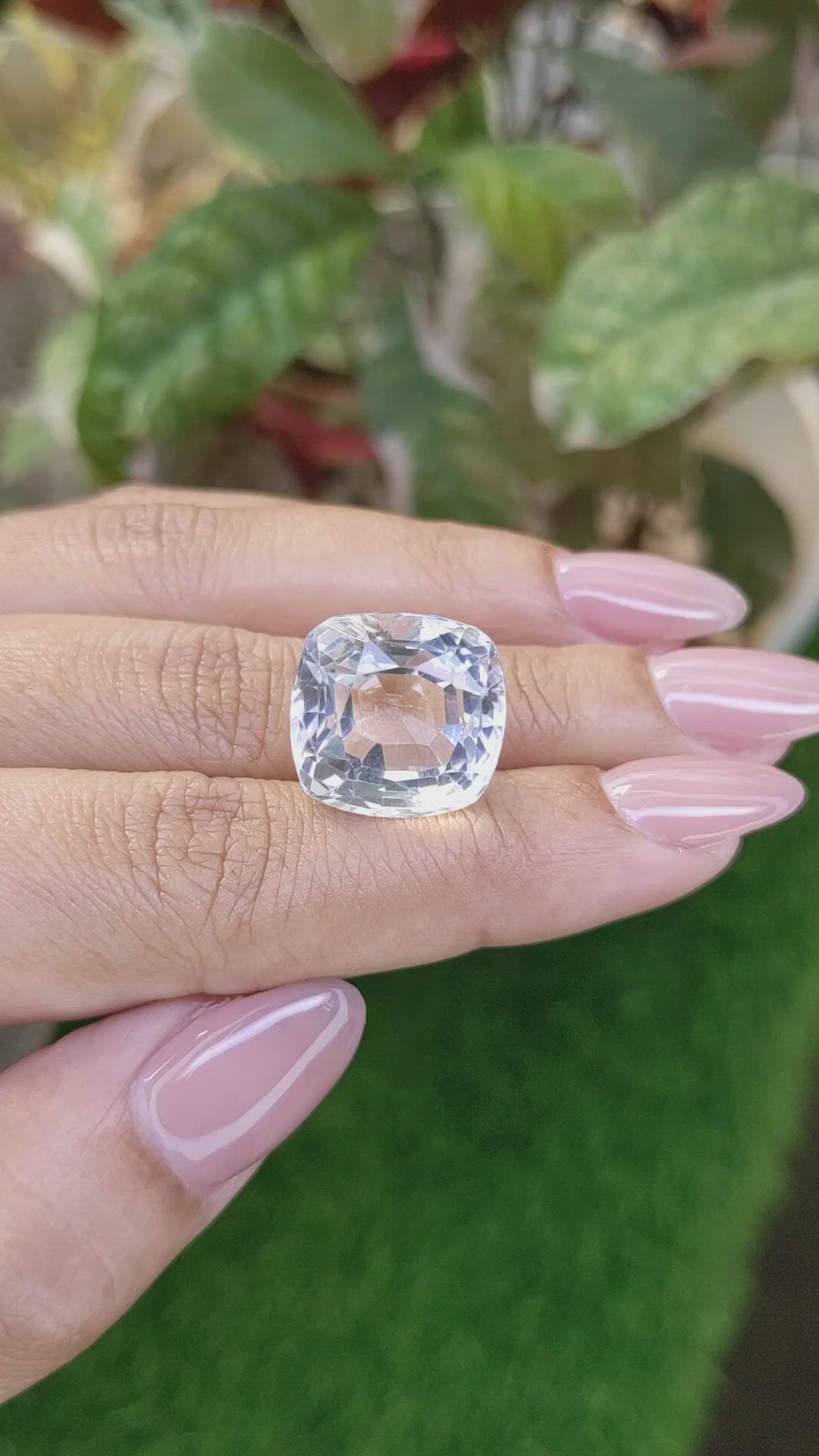 19.43 Ct. White Quartz from Madagascar Size Video
