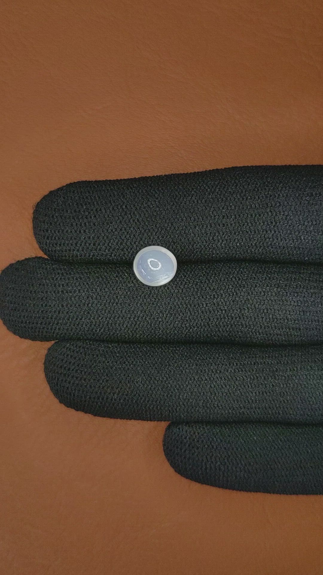 1.96 Ct. White Cabochon Moonstone from Ceylon (Sri Lanka) Size Video