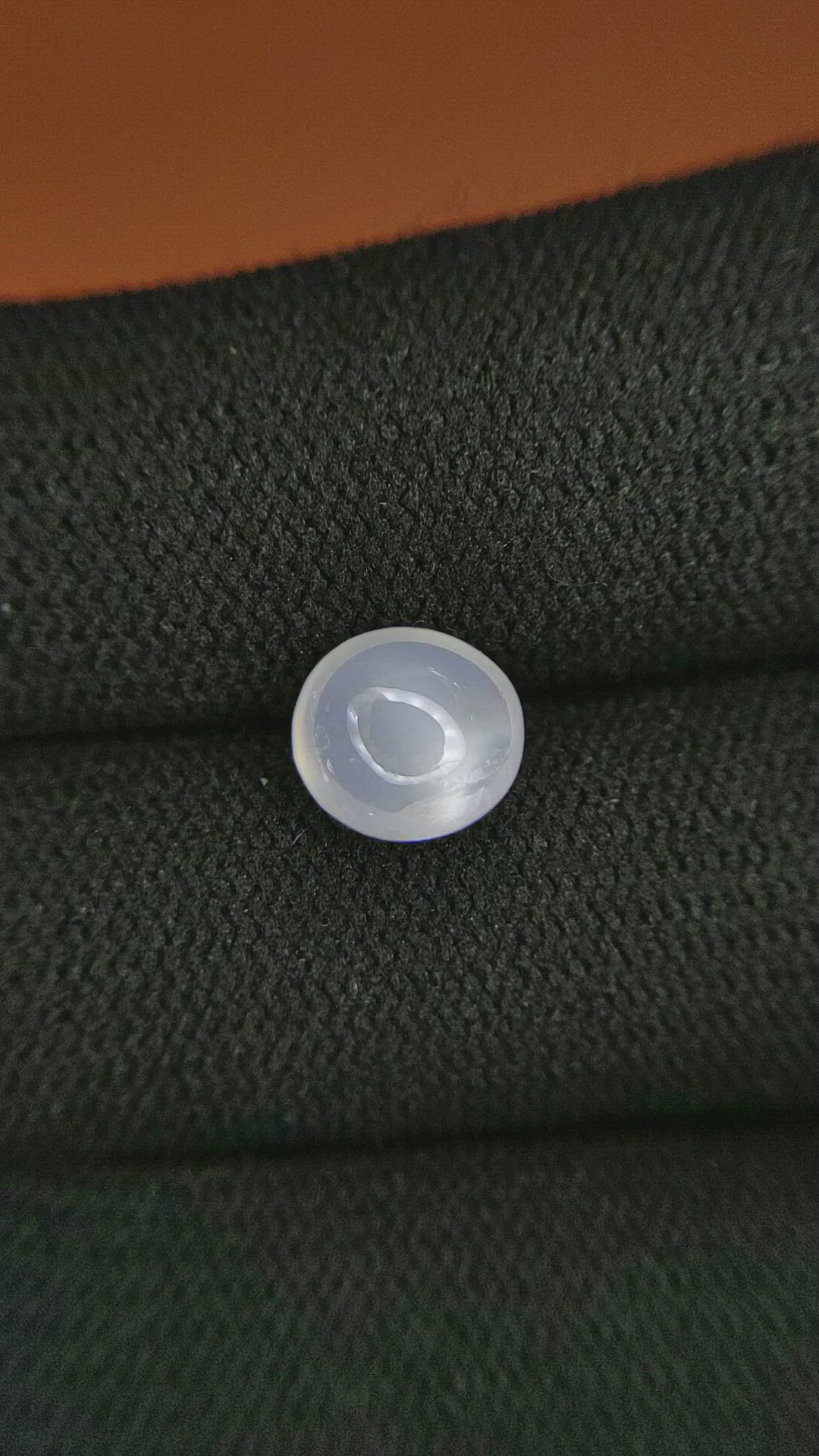 1.96 Ct. White Cabochon Moonstone from Ceylon (Sri Lanka) Size Video
